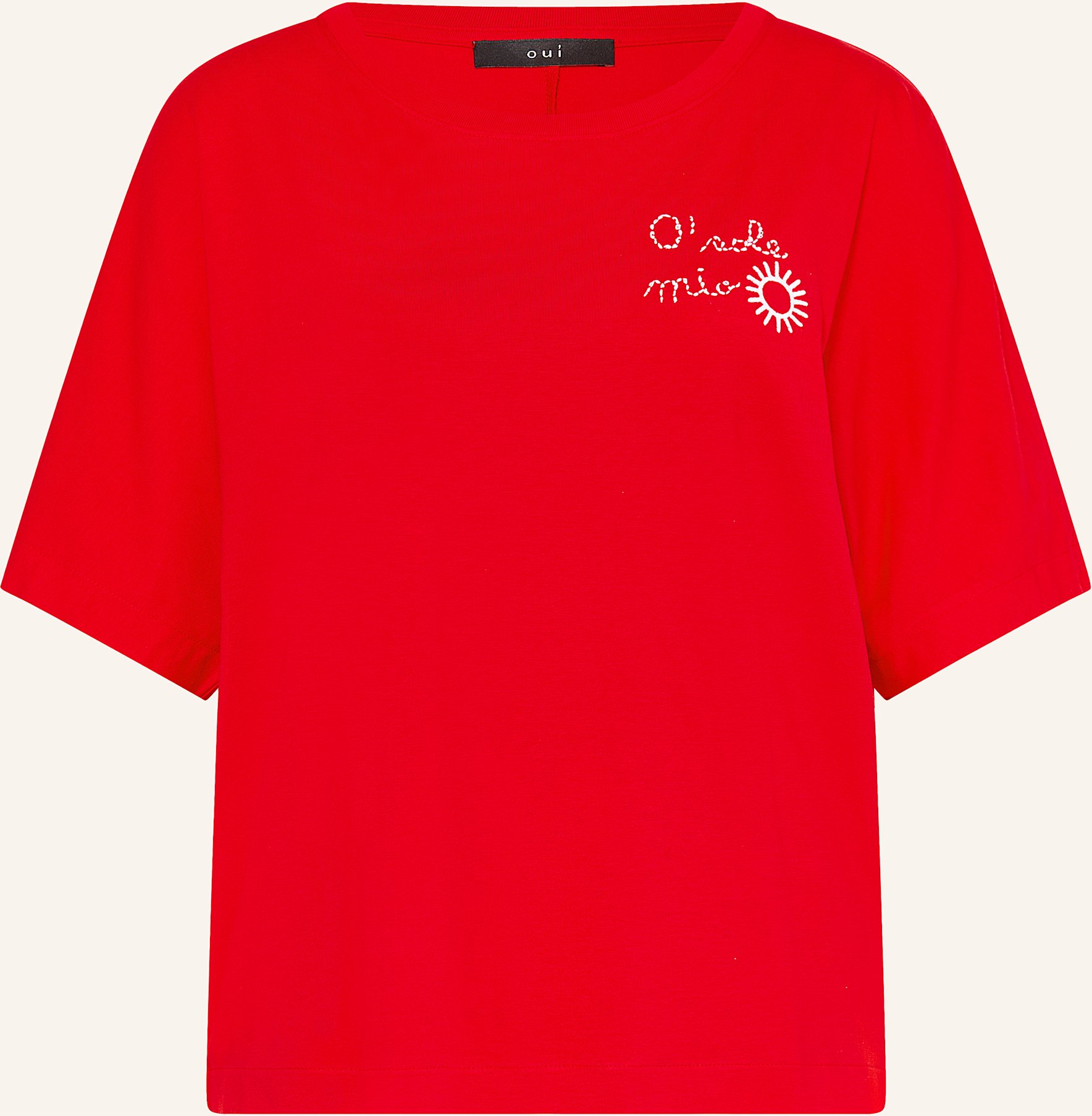 Oui T-Shirt rot