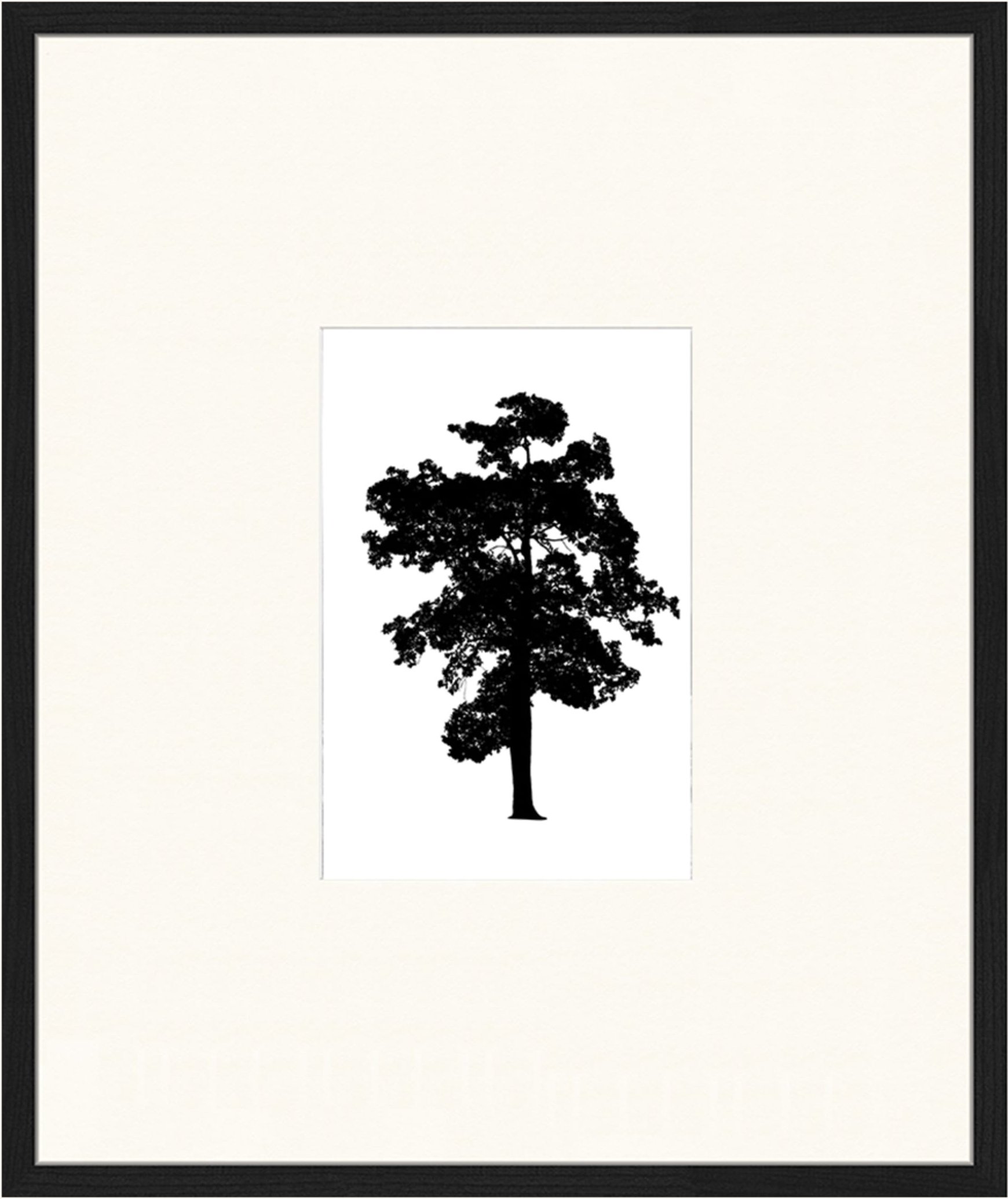 Jacob Baden Wandbild Schattenträger Mit Rahmen schwarz