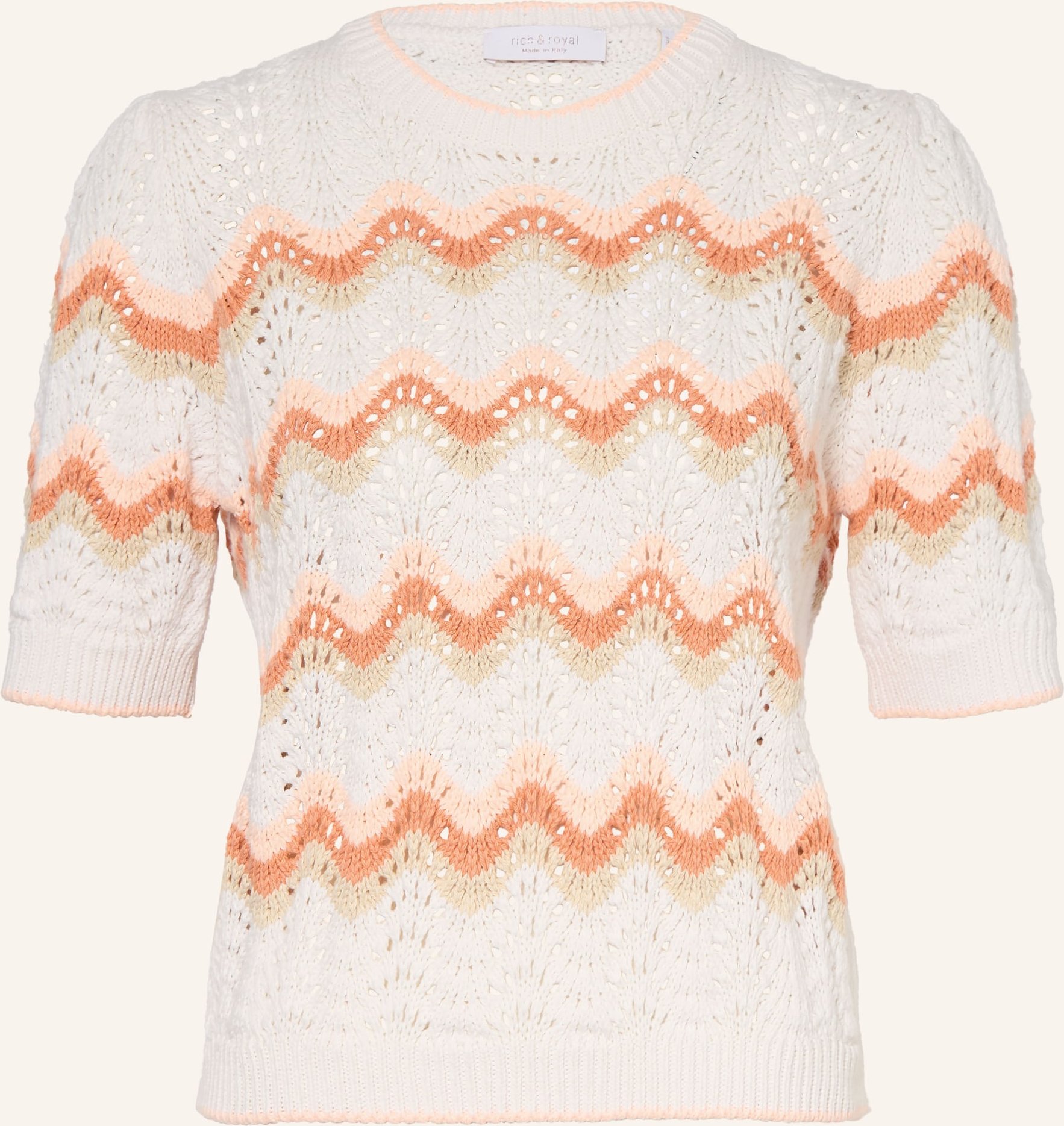 Rich & Royal Strickshirt weiss