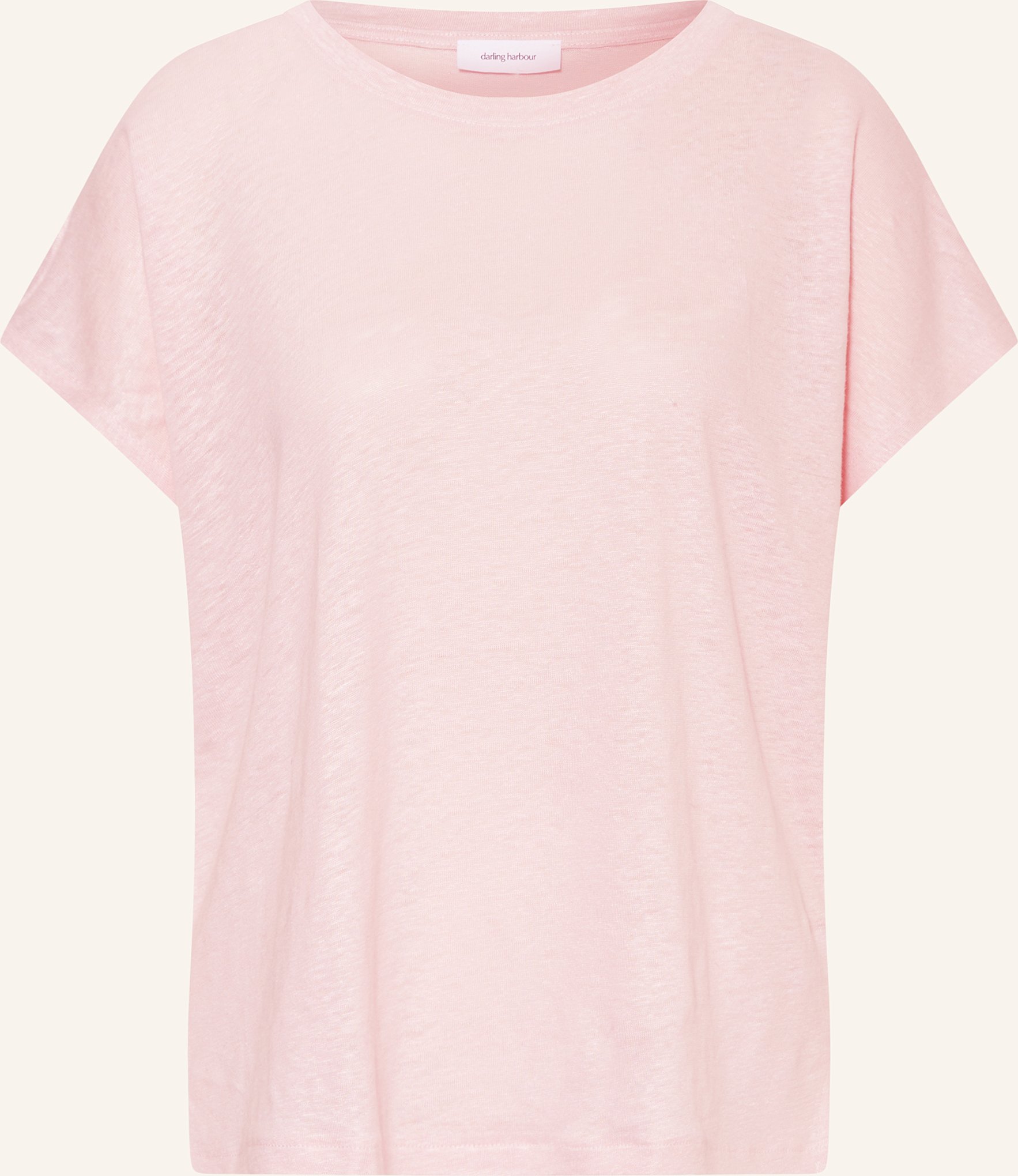 Darling Harbour T-Shirt Aus Leinen rosa