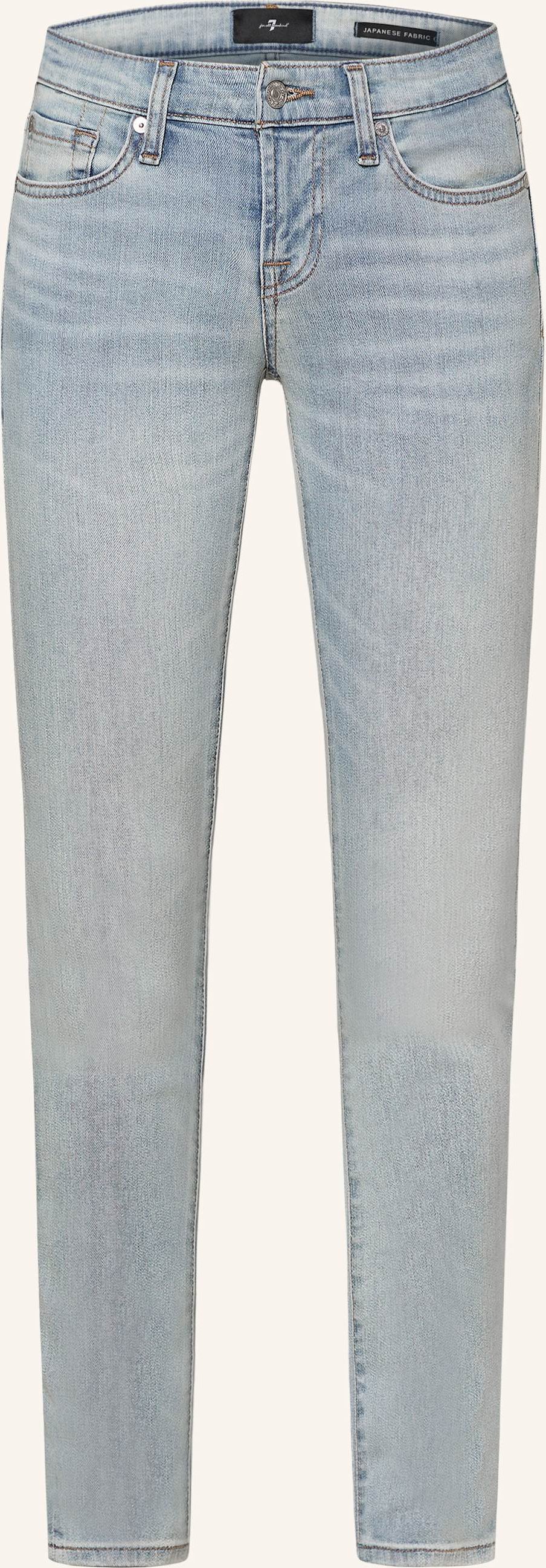 7 For All Mankind Skinny Jeans Low Skinny Mankind Fashion blau