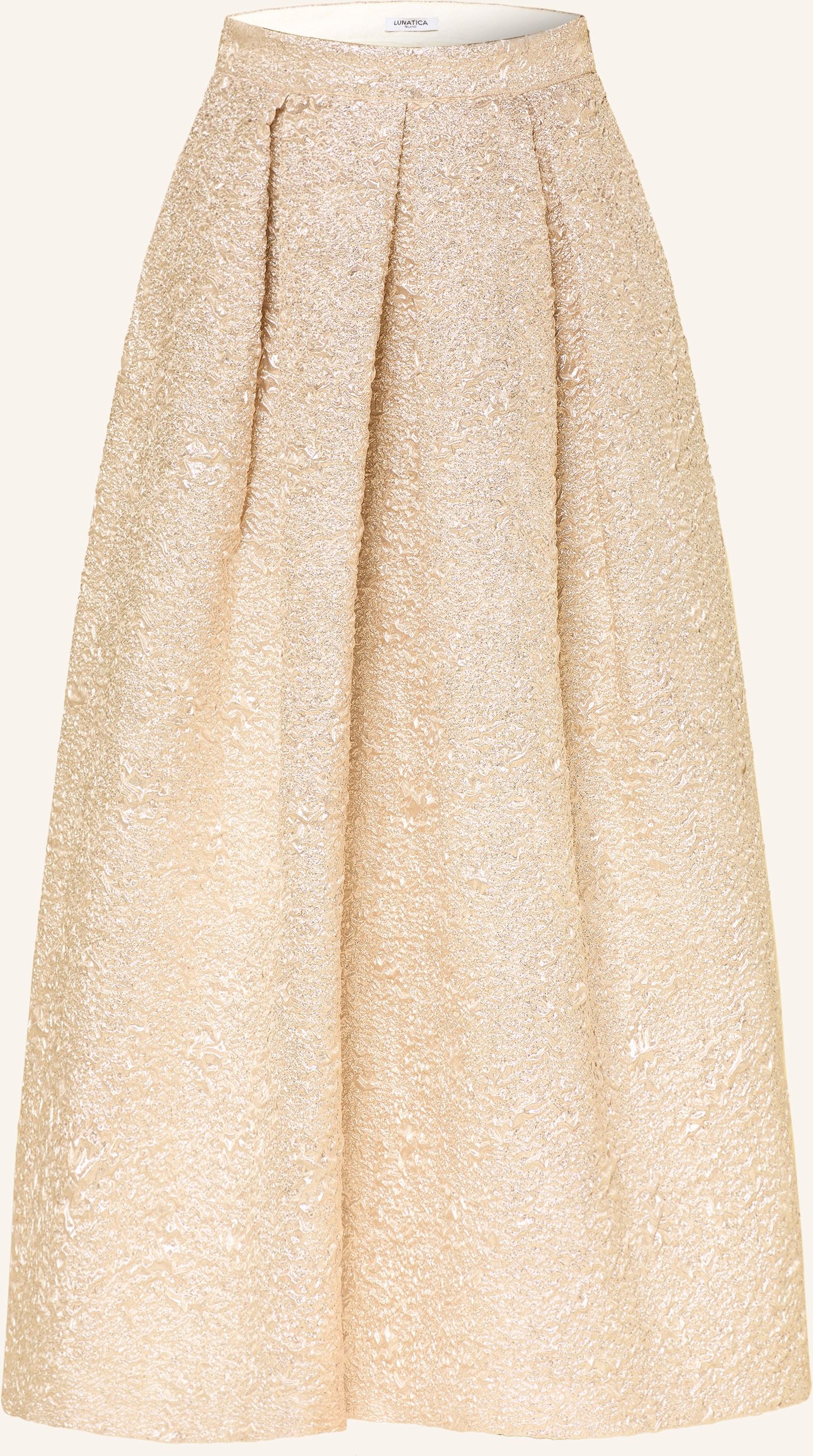 Lunatica Milano Rock Mit Glanzgarn beige