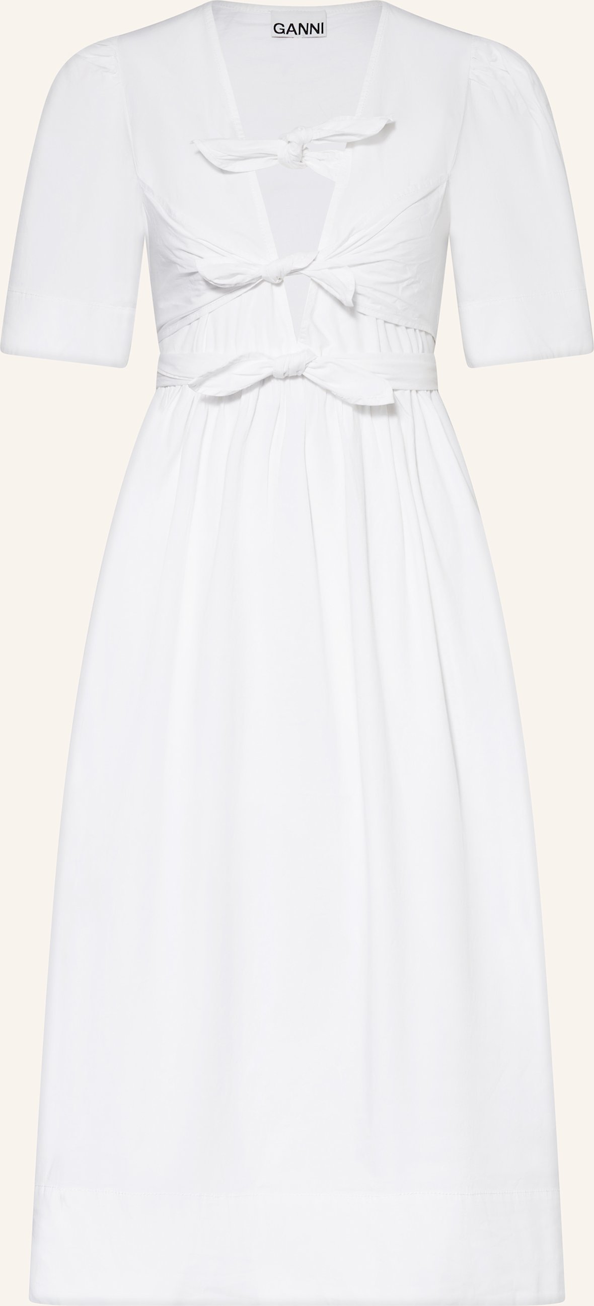 Thumbnail - Ganni Kleid weiss