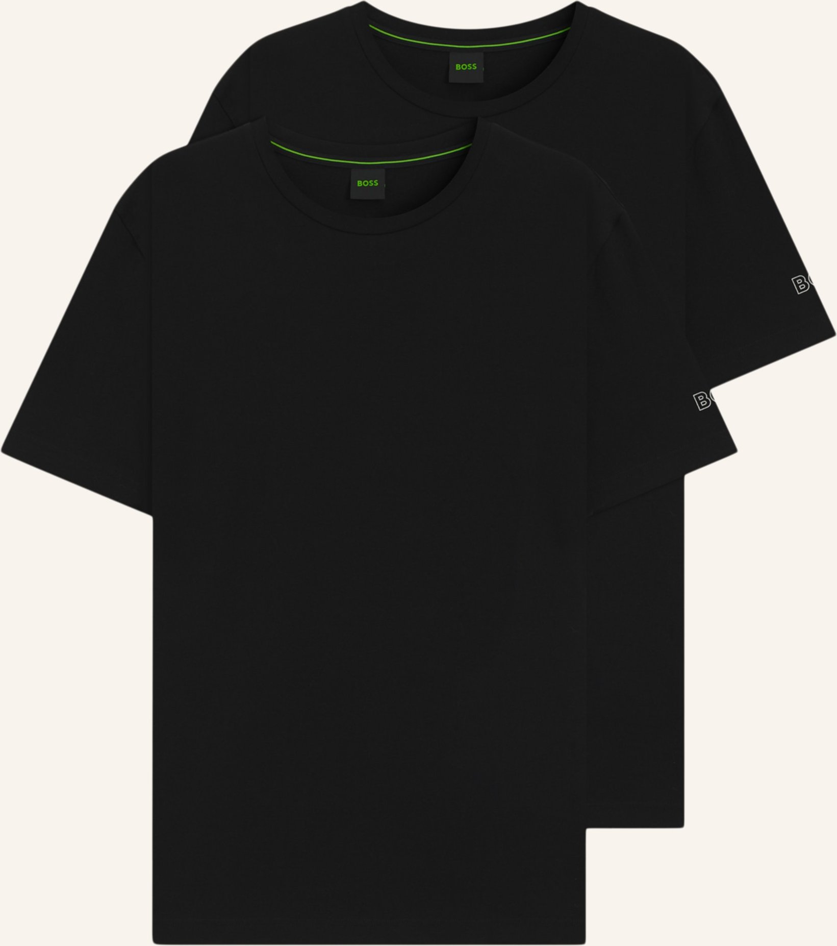 Boss T-Shirt T-Shirt 2-Pack 2 Regular Fit schwarz