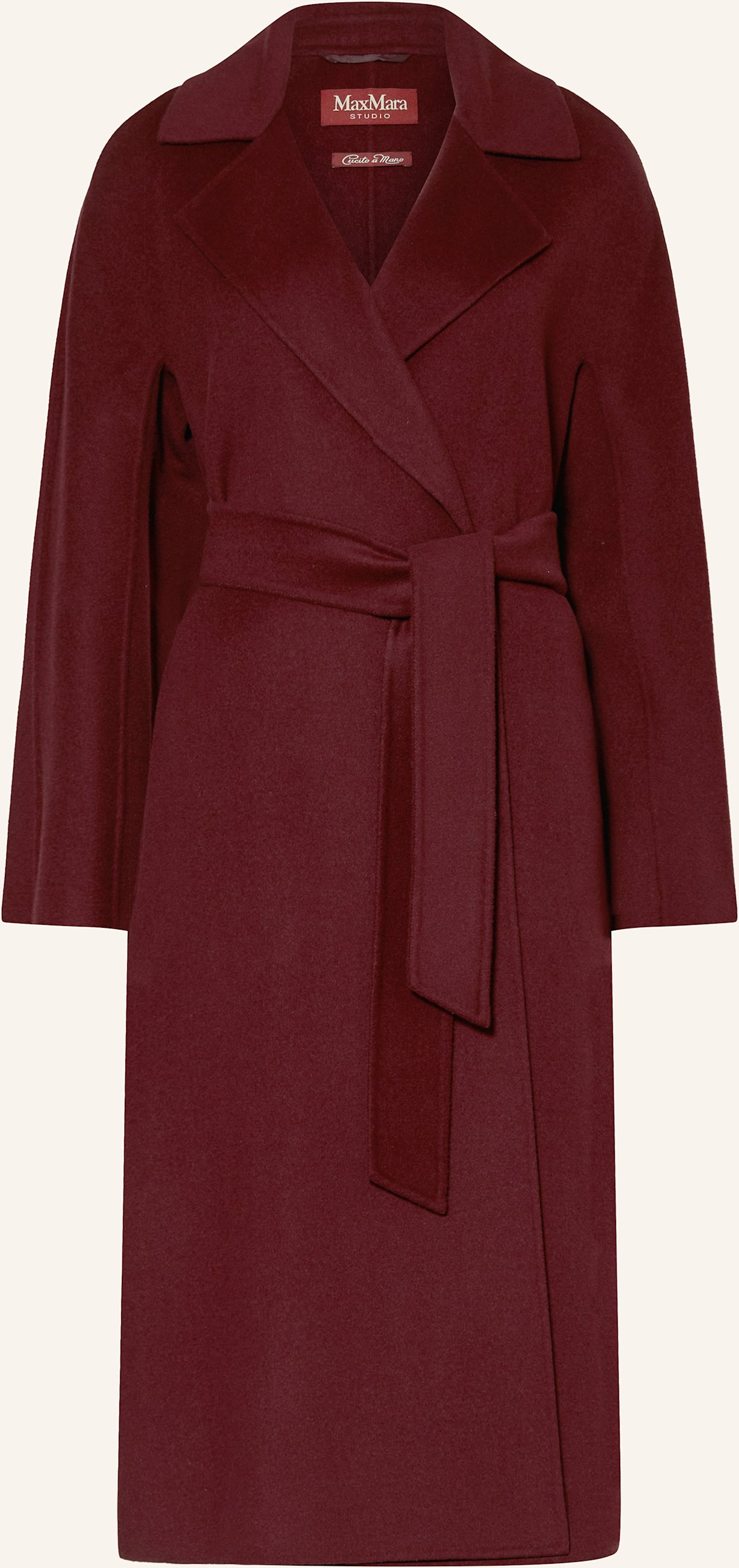 Max Mara Studio Wollmantel Cles rot