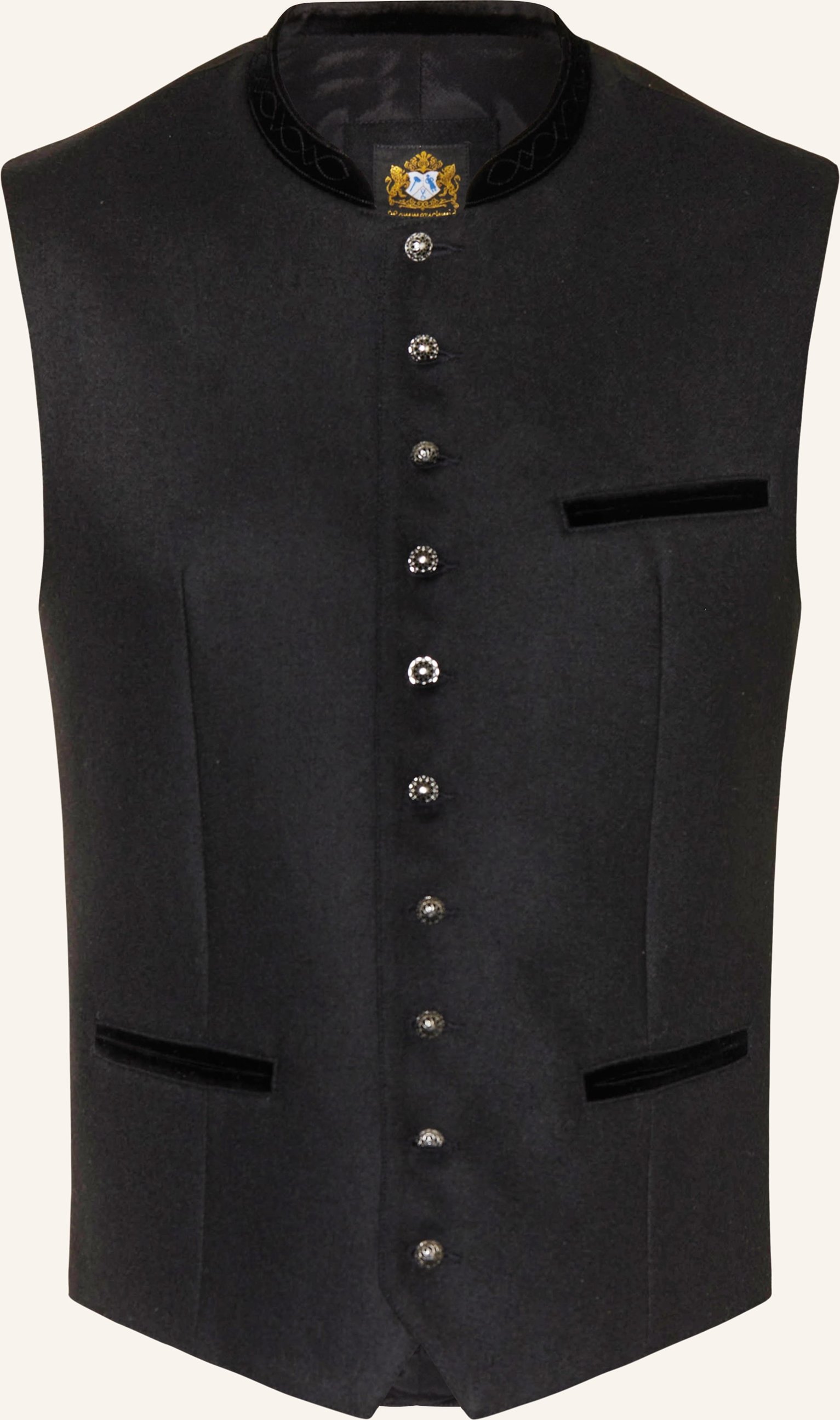 Hammerschmid Trachtenweste Manuel Extra Slim Fit schwarz