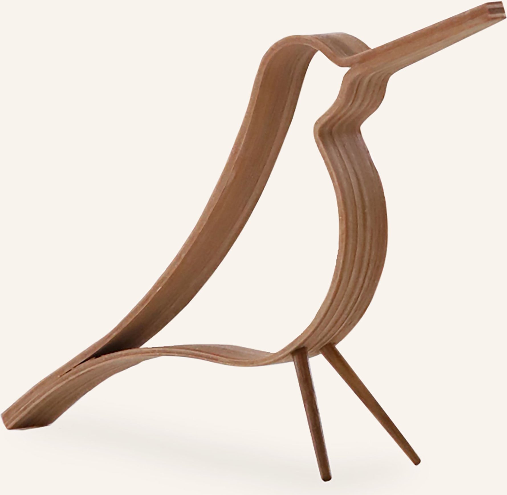 Cooee Design Dekofigur Woody Bird Small braun