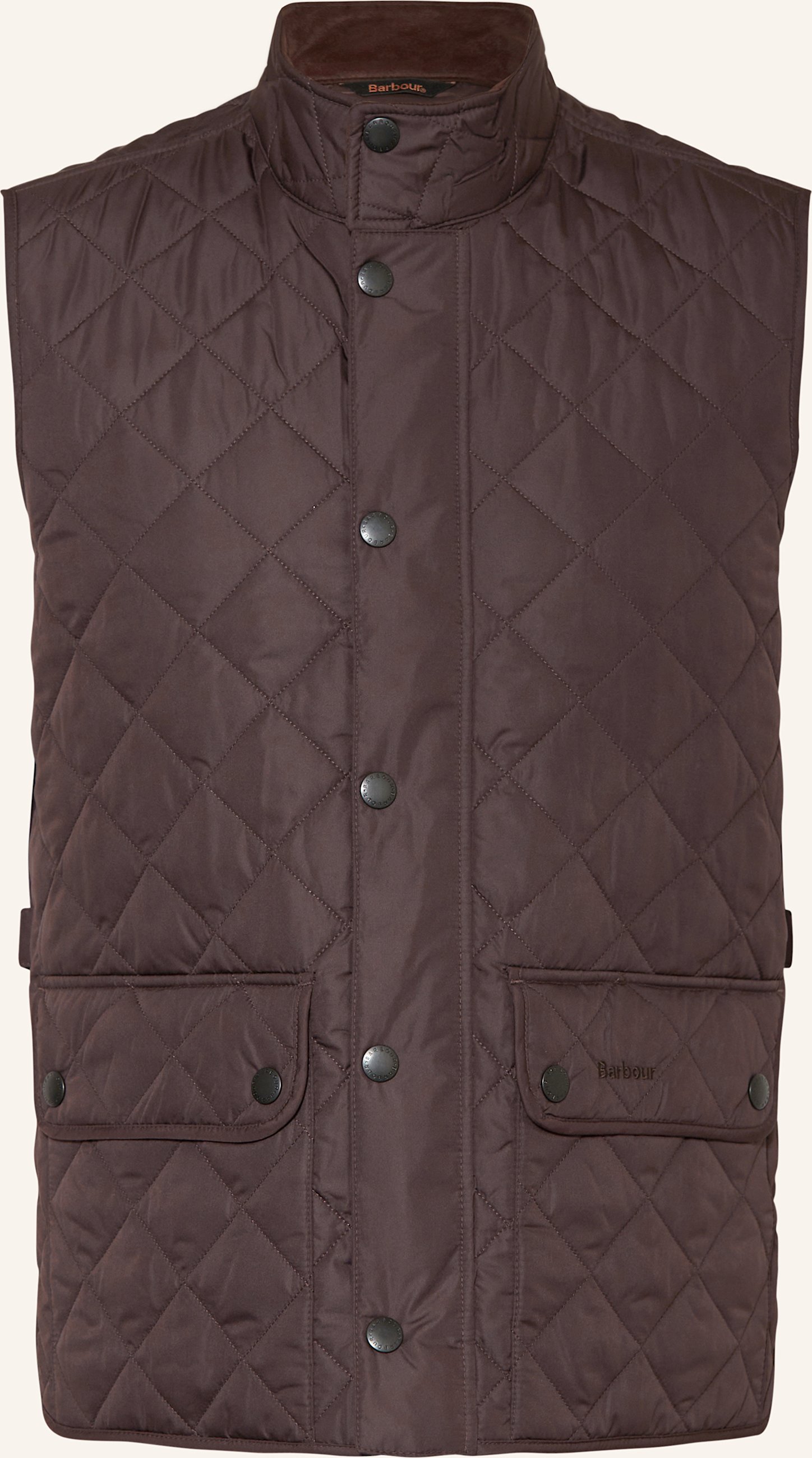 Barbour Steppweste braun