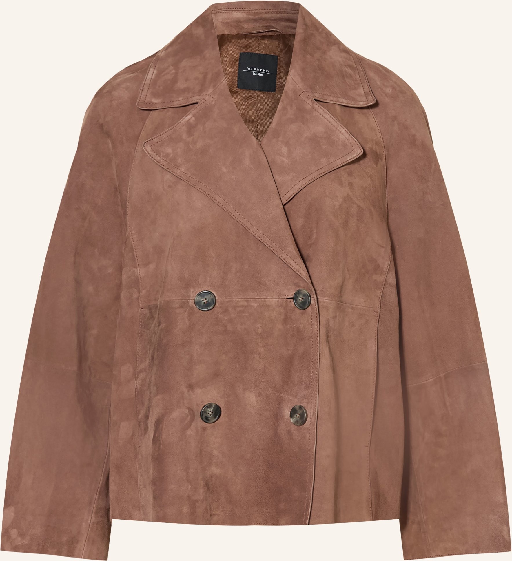 Weekend Max Mara Lederjacke Sospiro braun