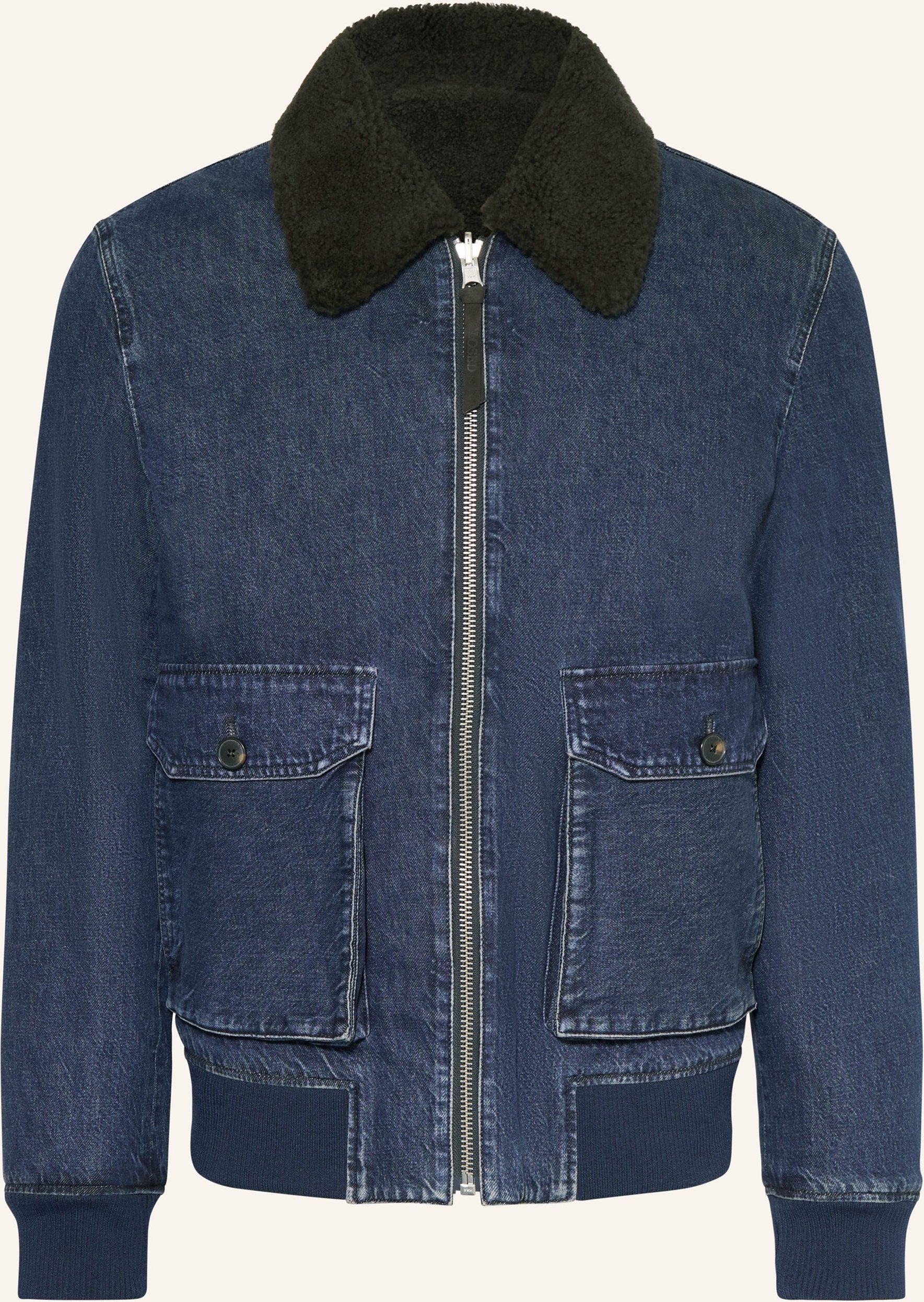 Closed Jeansjacke Zum Wenden blau