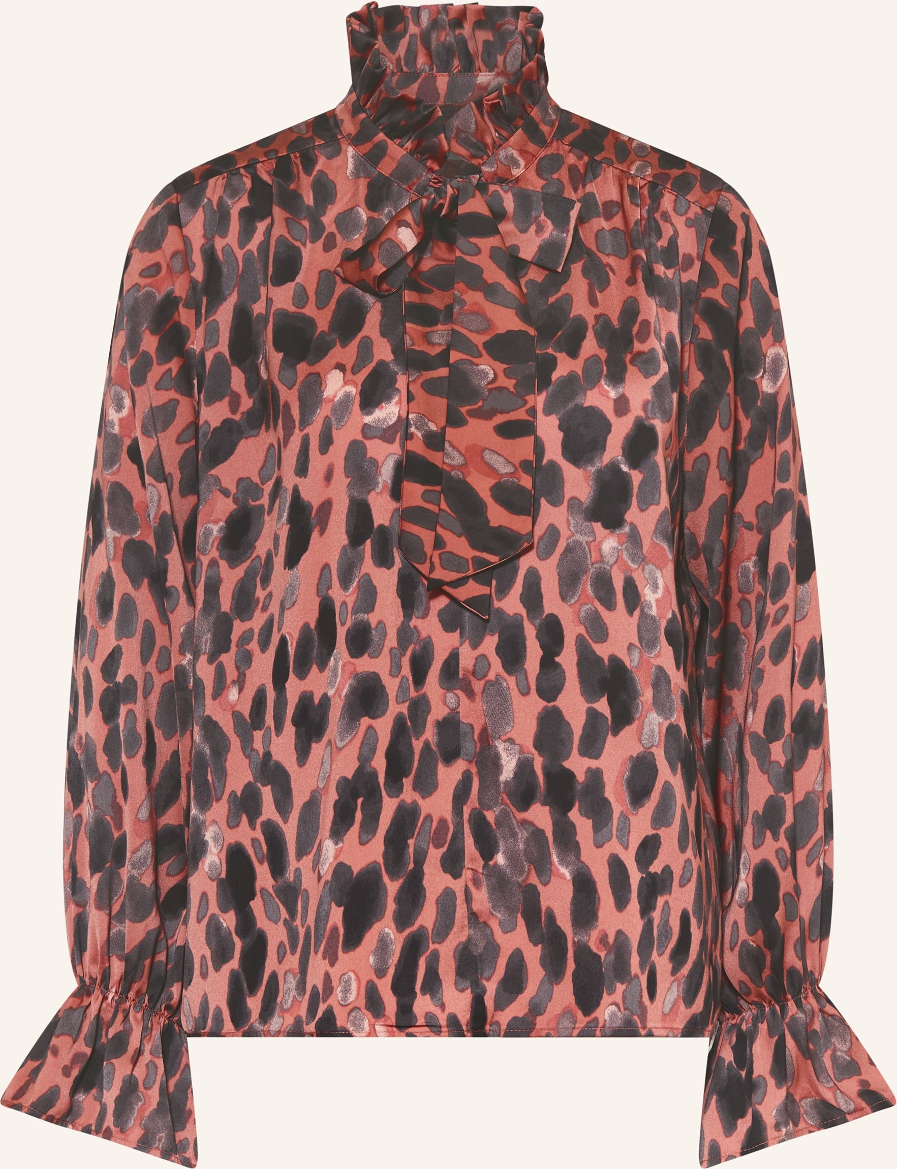 Inwear Schluppenbluse Gracieiw Mit Rüschen blau