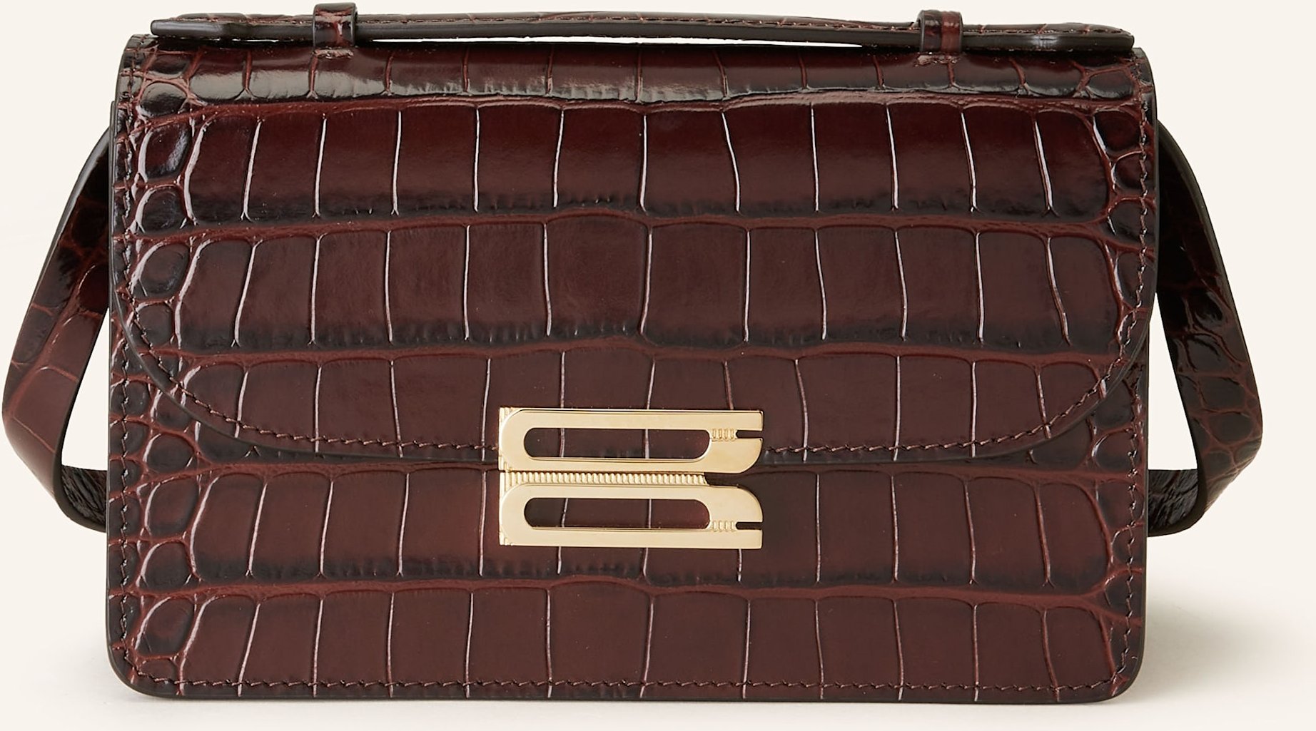 Victoria Beckham Umhängetasche Dorian Mini braun