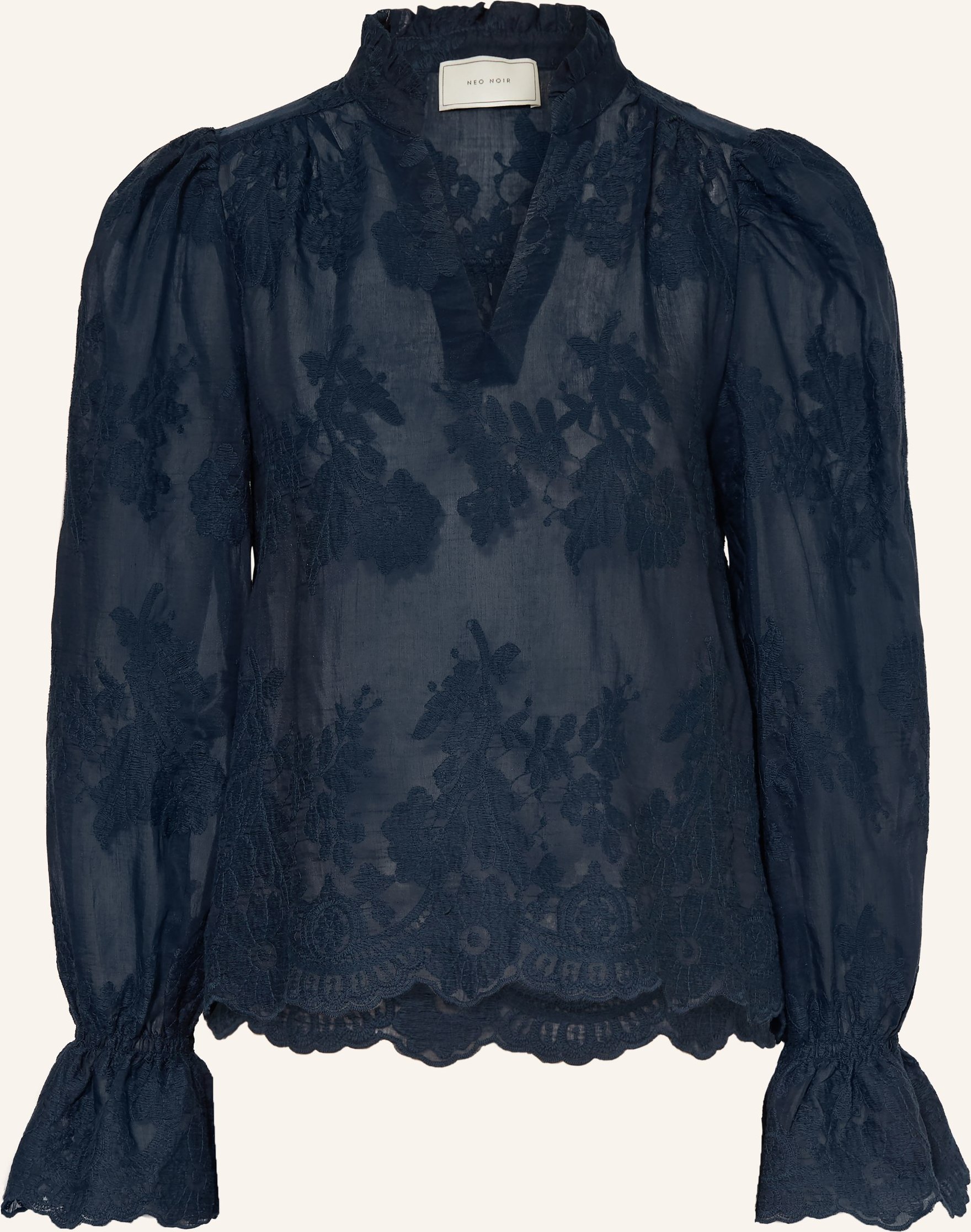 Neo Noir Bluse Amara blau