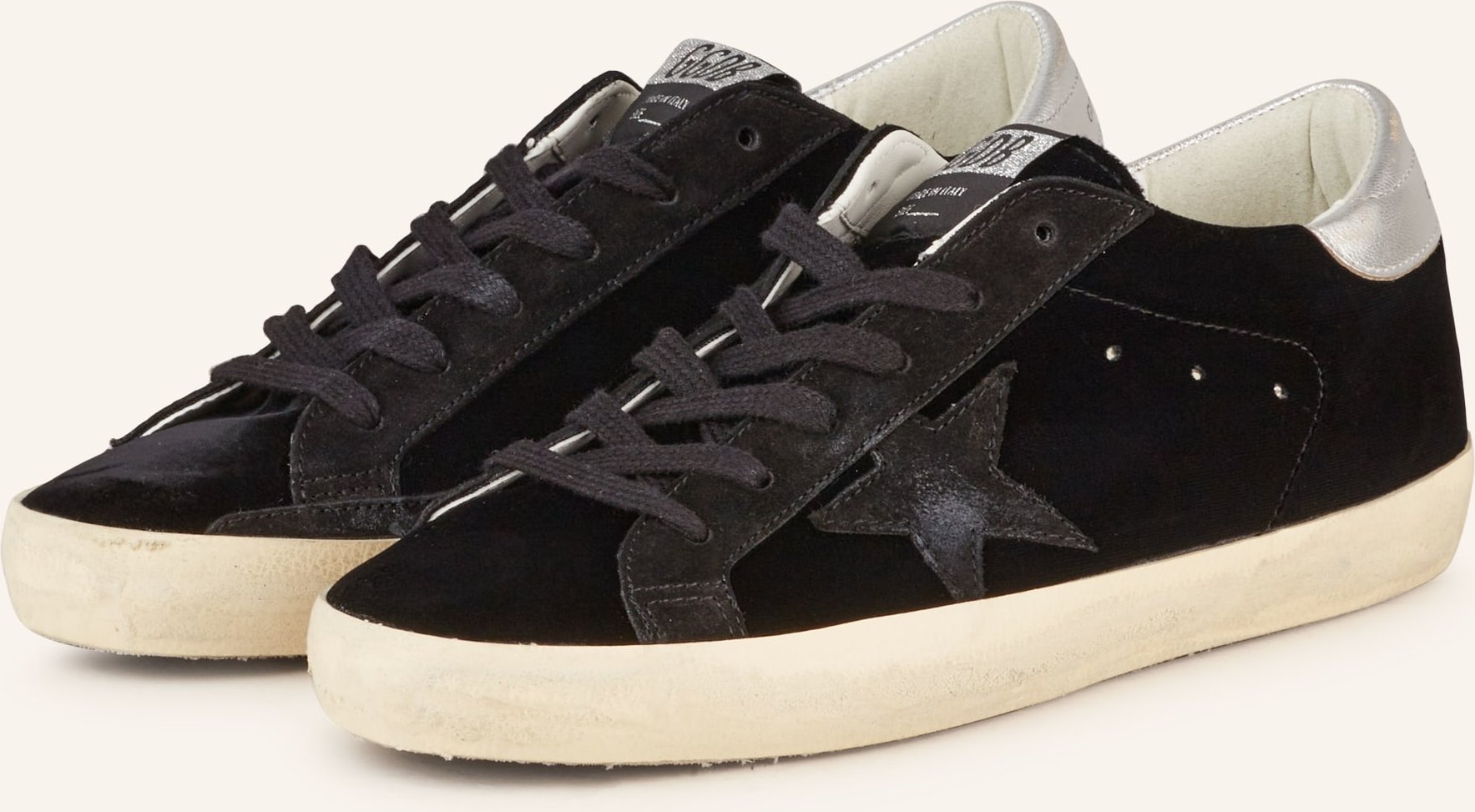 Golden Goose Sneaker Super-Star schwarz