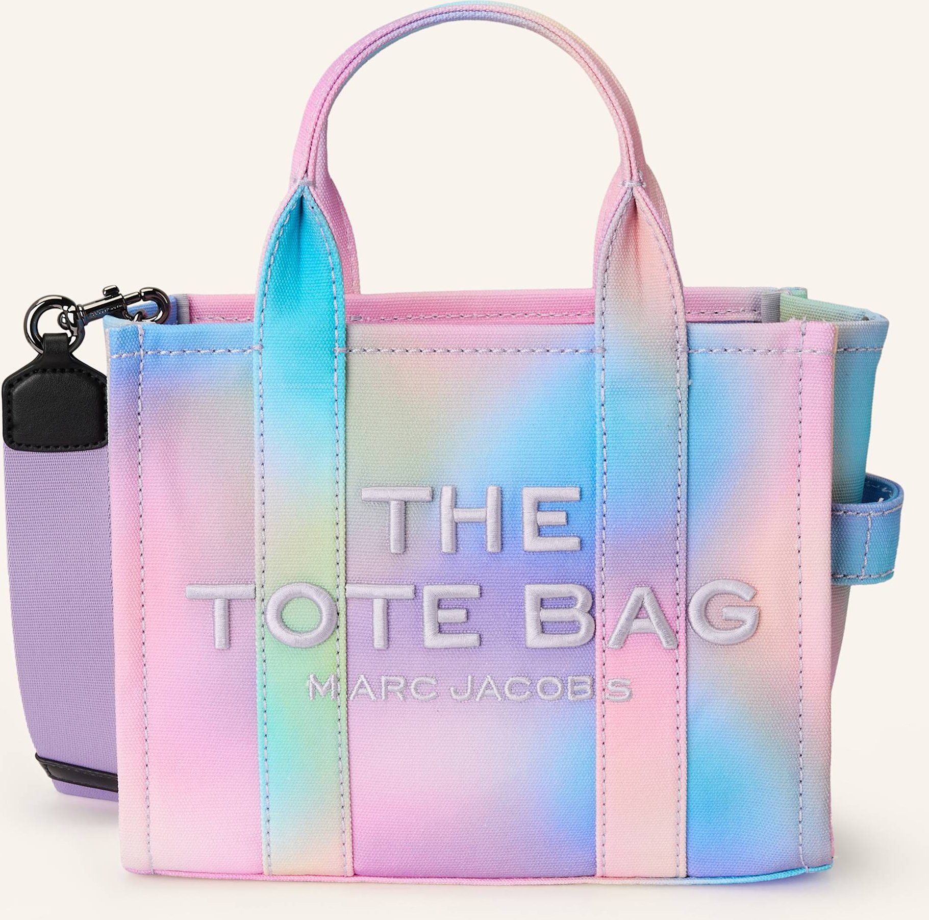 Thumbnail - Marc Jacobs Handtasche The Small Tote Bag Canvas rosa