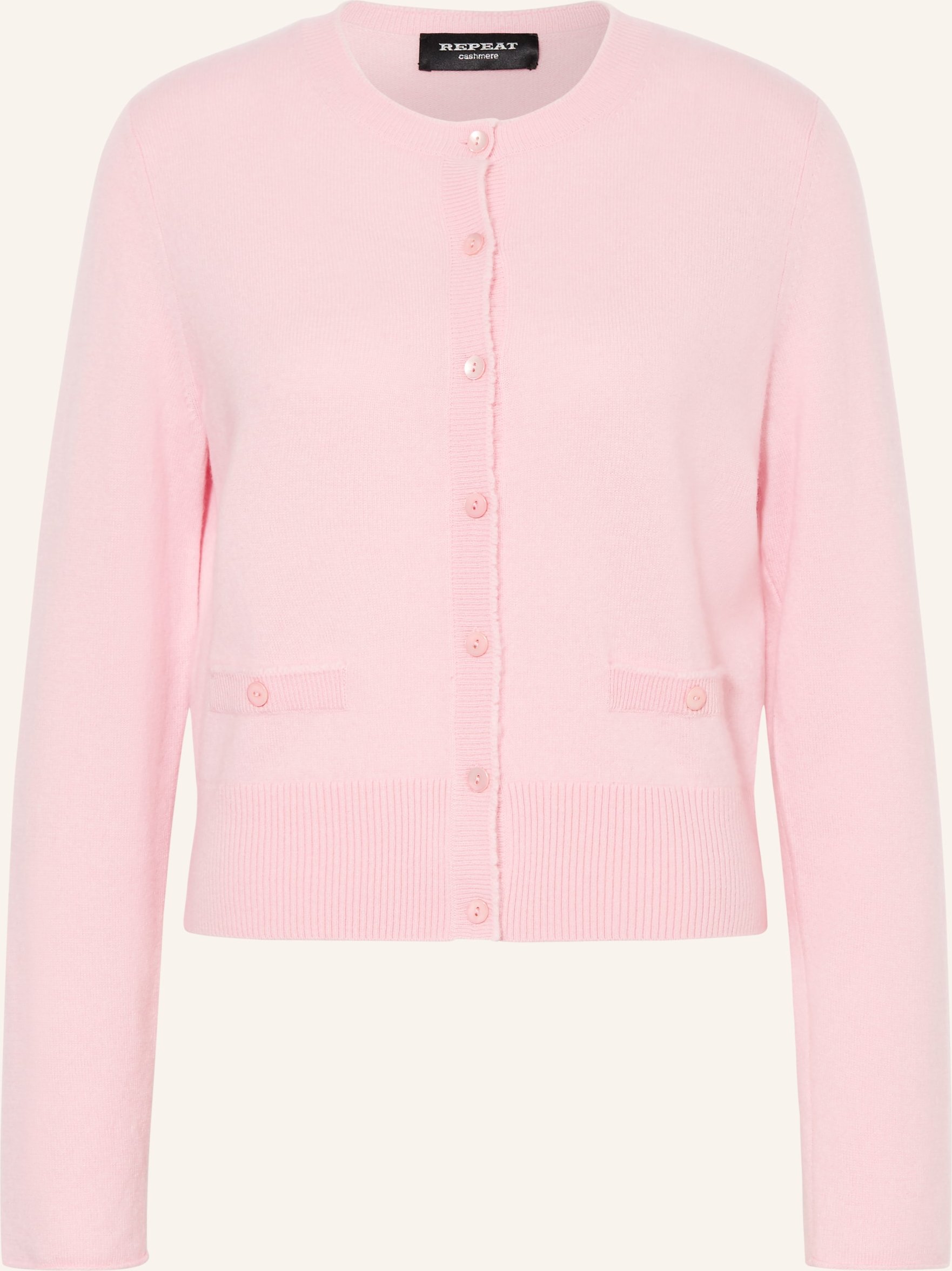 Repeat Strickjacke Aus Cashmere rosa