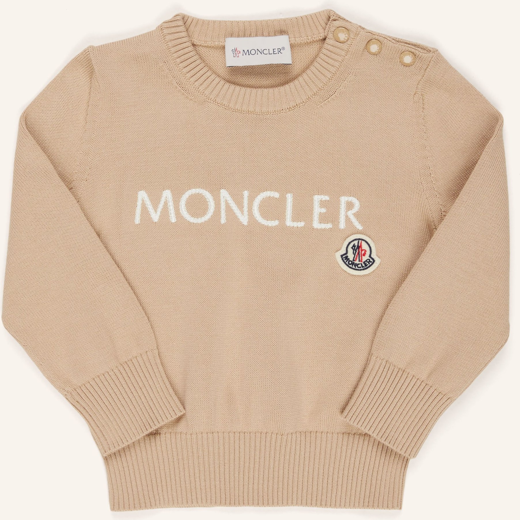 Moncler Enfant Pullover weiss