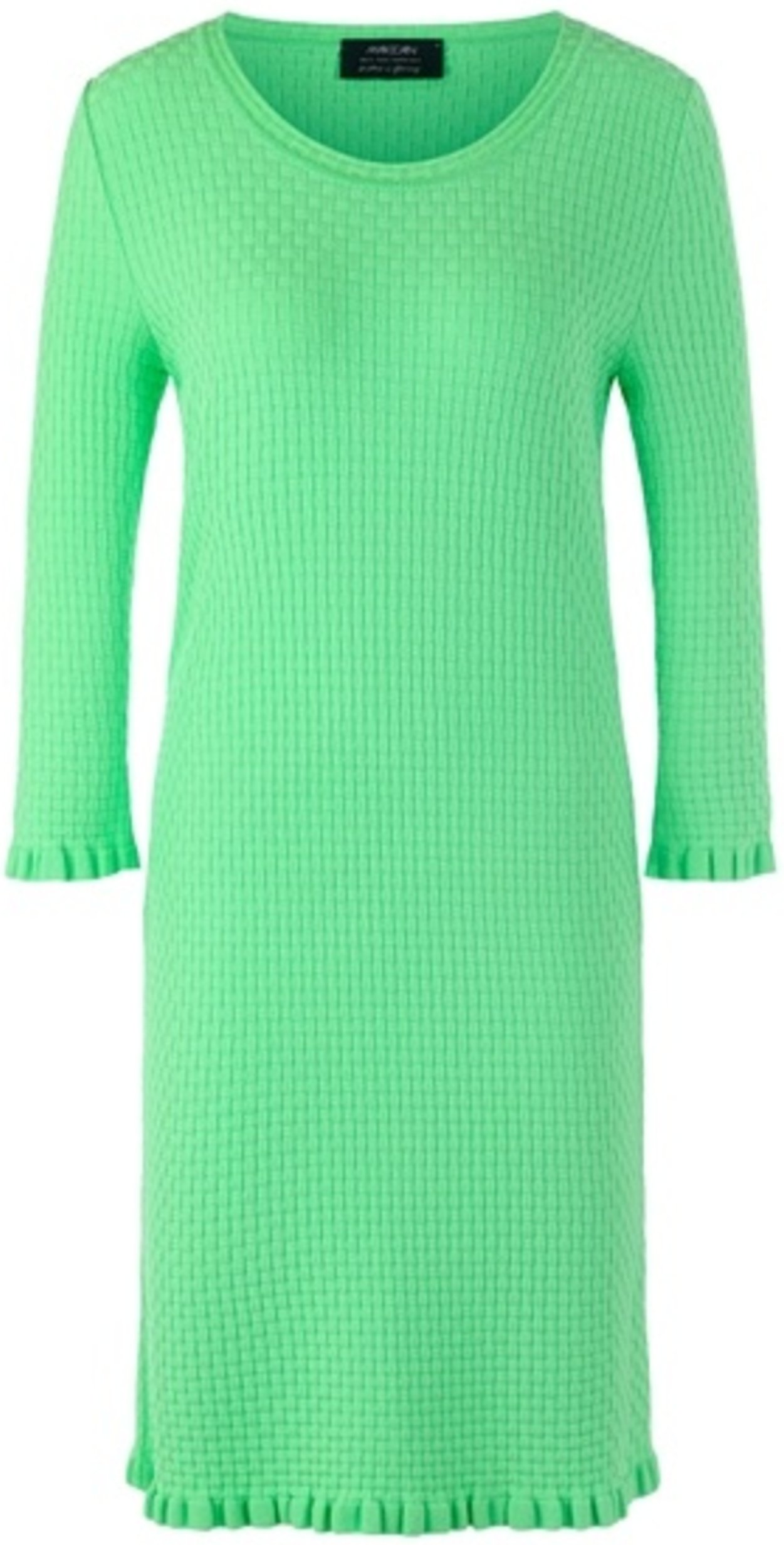 Marc Cain Etuikleid Mit Rüschen gruen