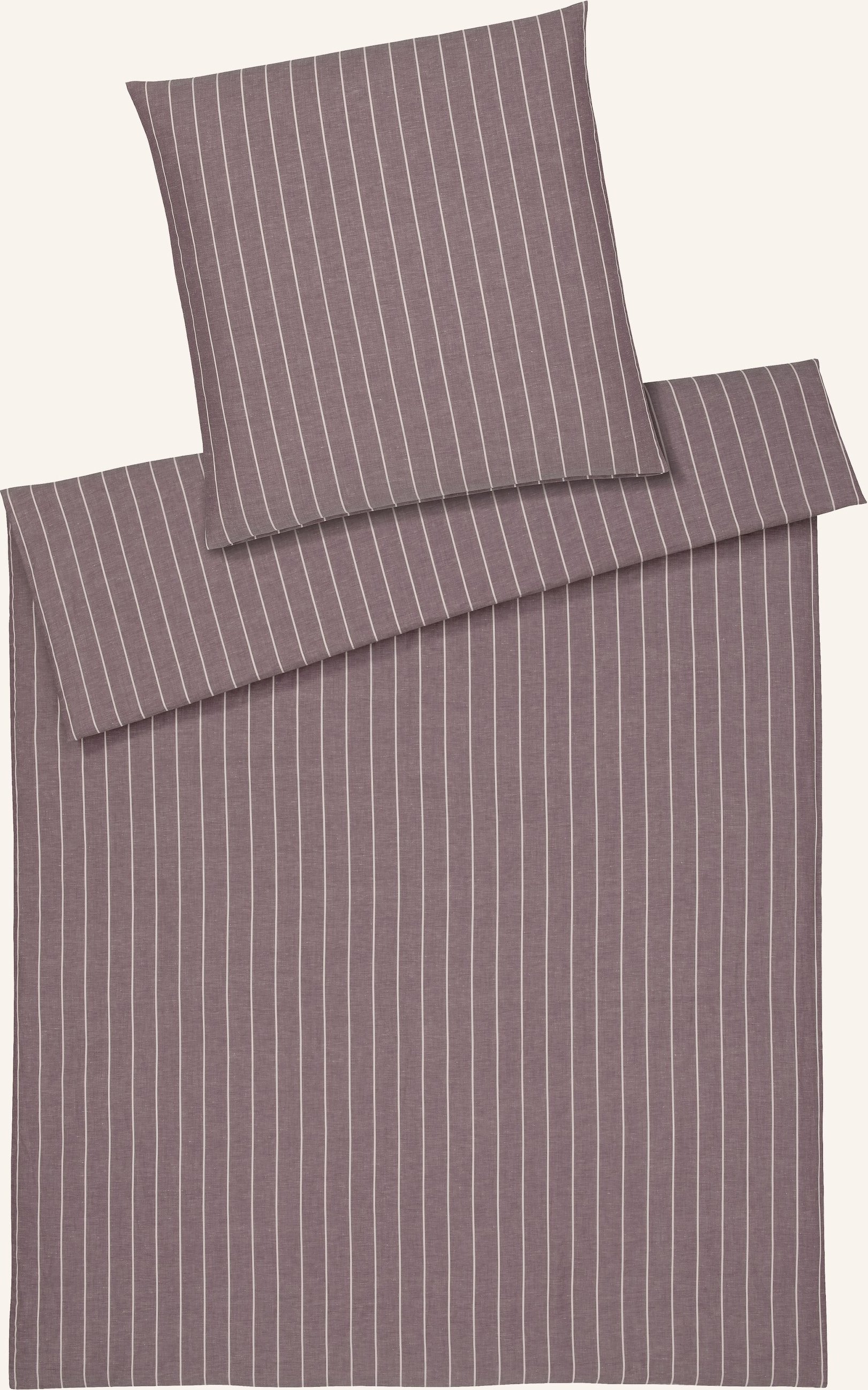 Elegante Bettwäsche Humble Mit Leinen rot