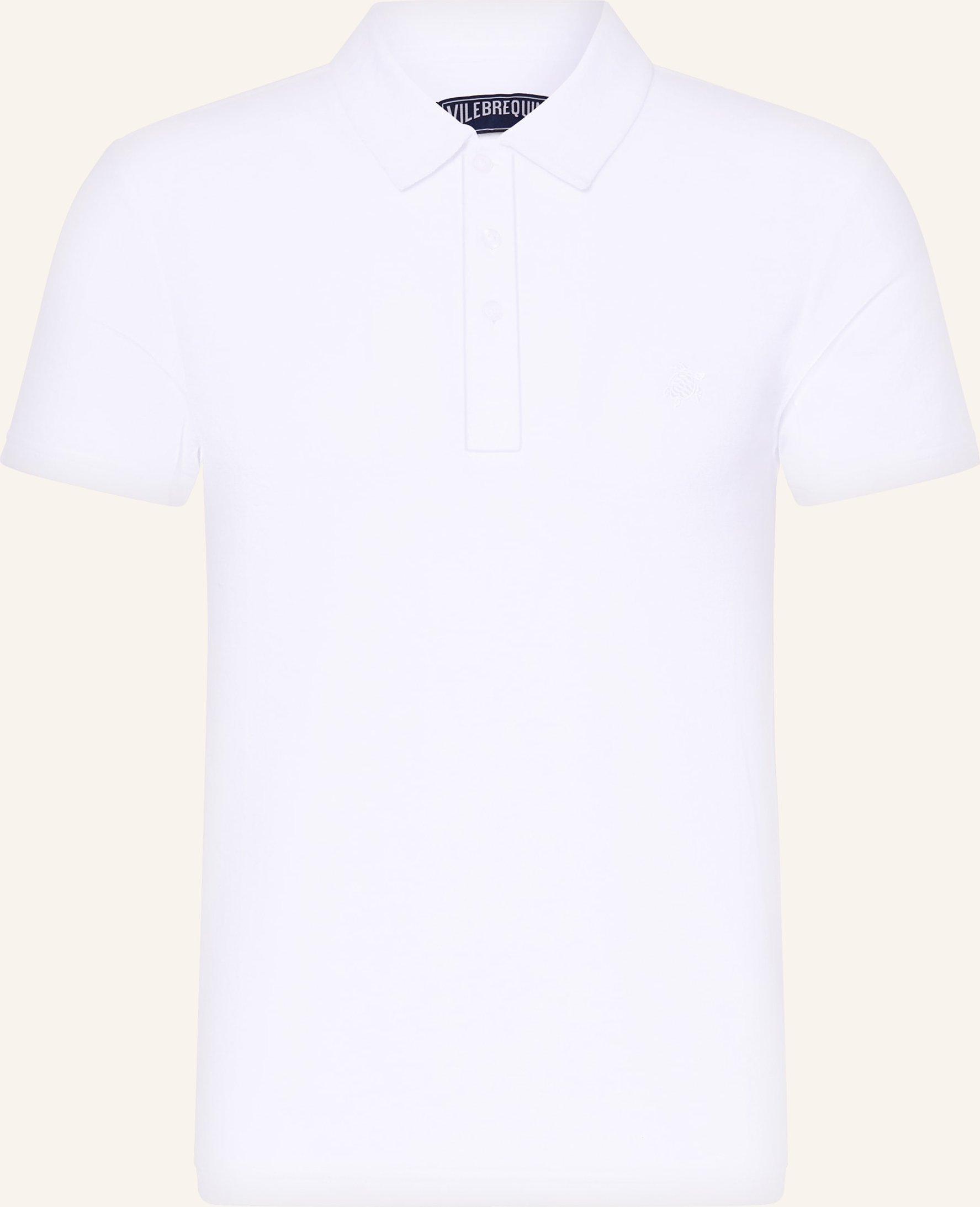Vilebrequin Frottee-Poloshirt Phoenix aq100 weiss