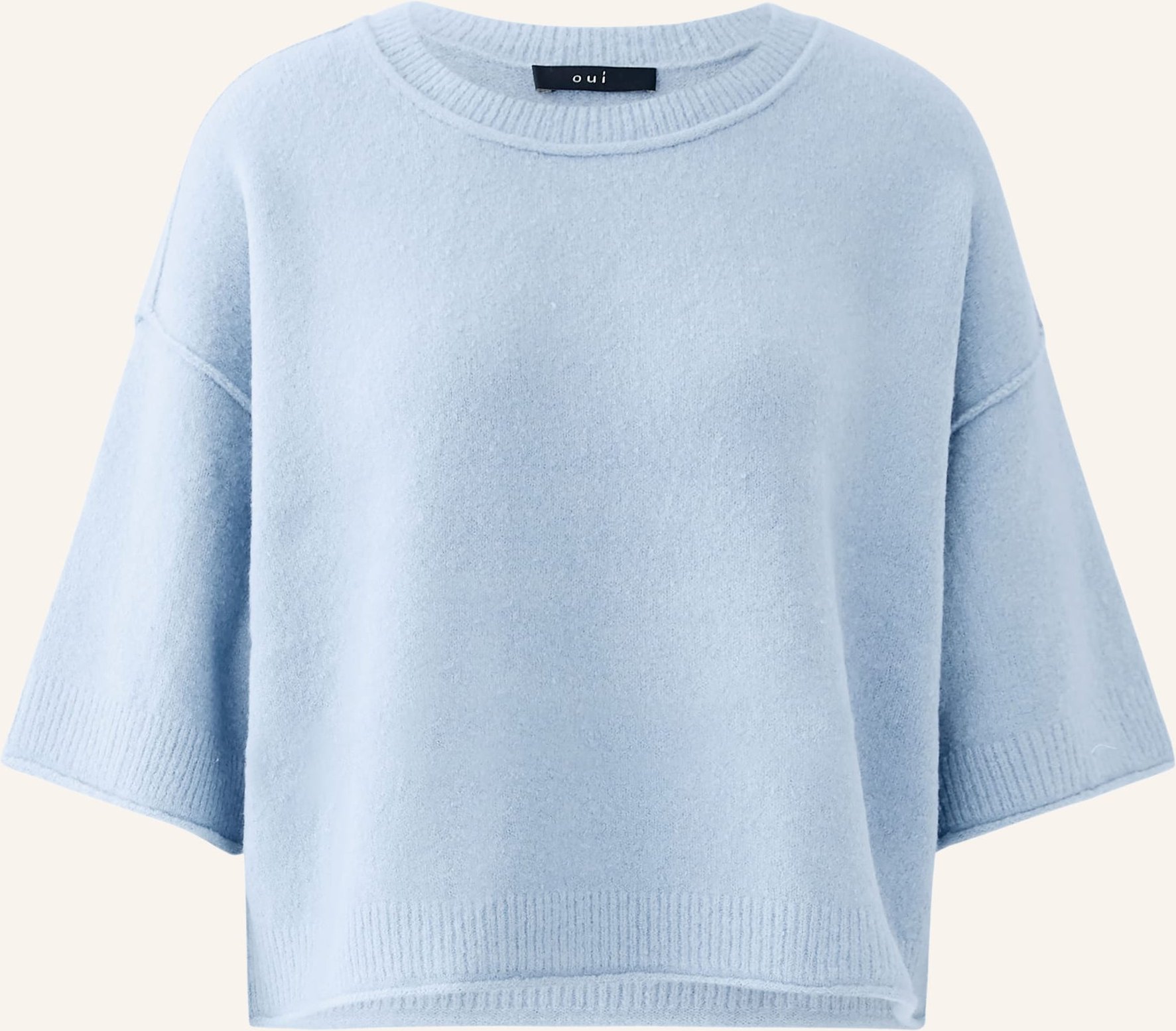 Oui Strickshirt blau
