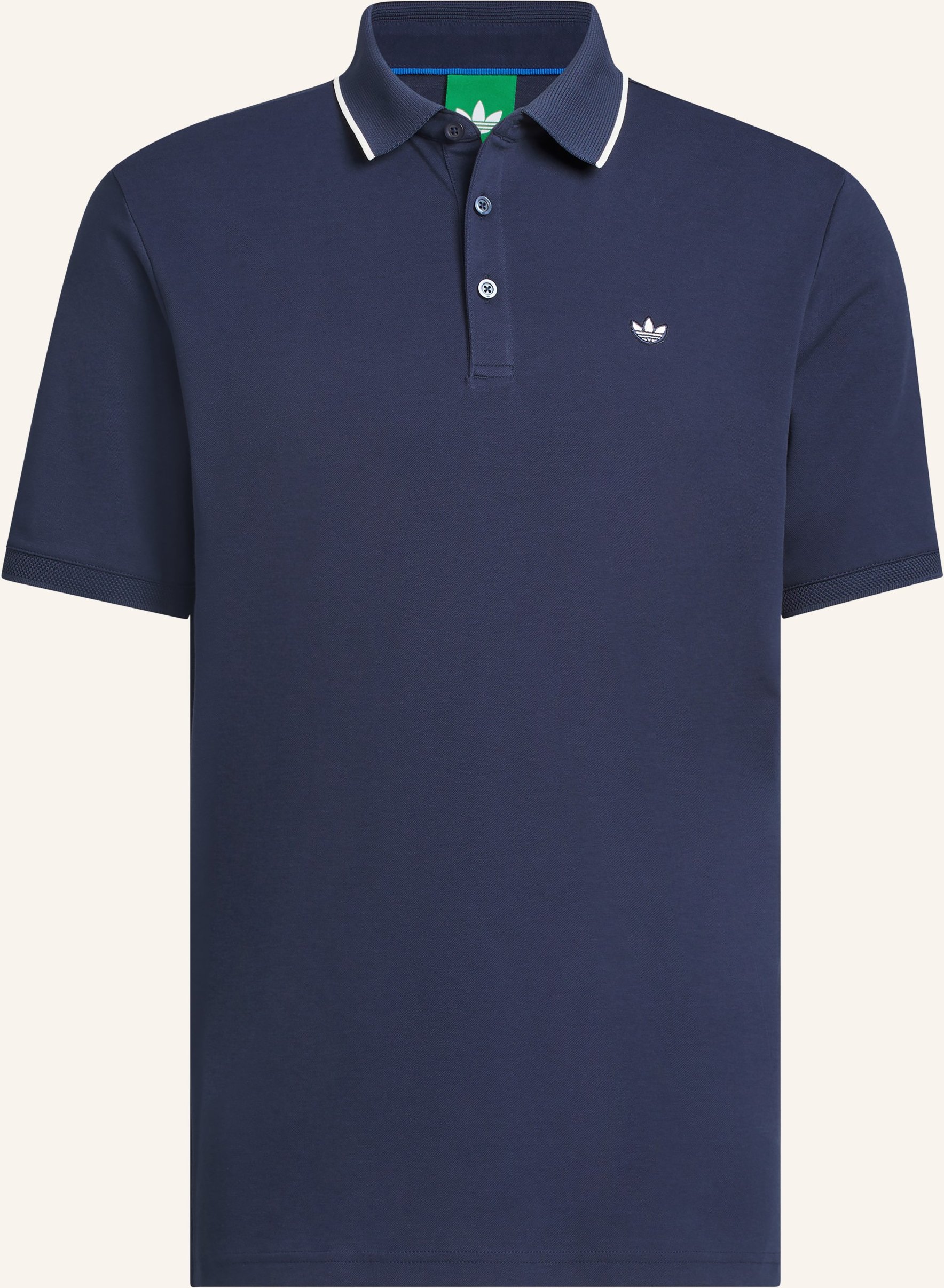 Adidas Originals Piqué-Poloshirt blau