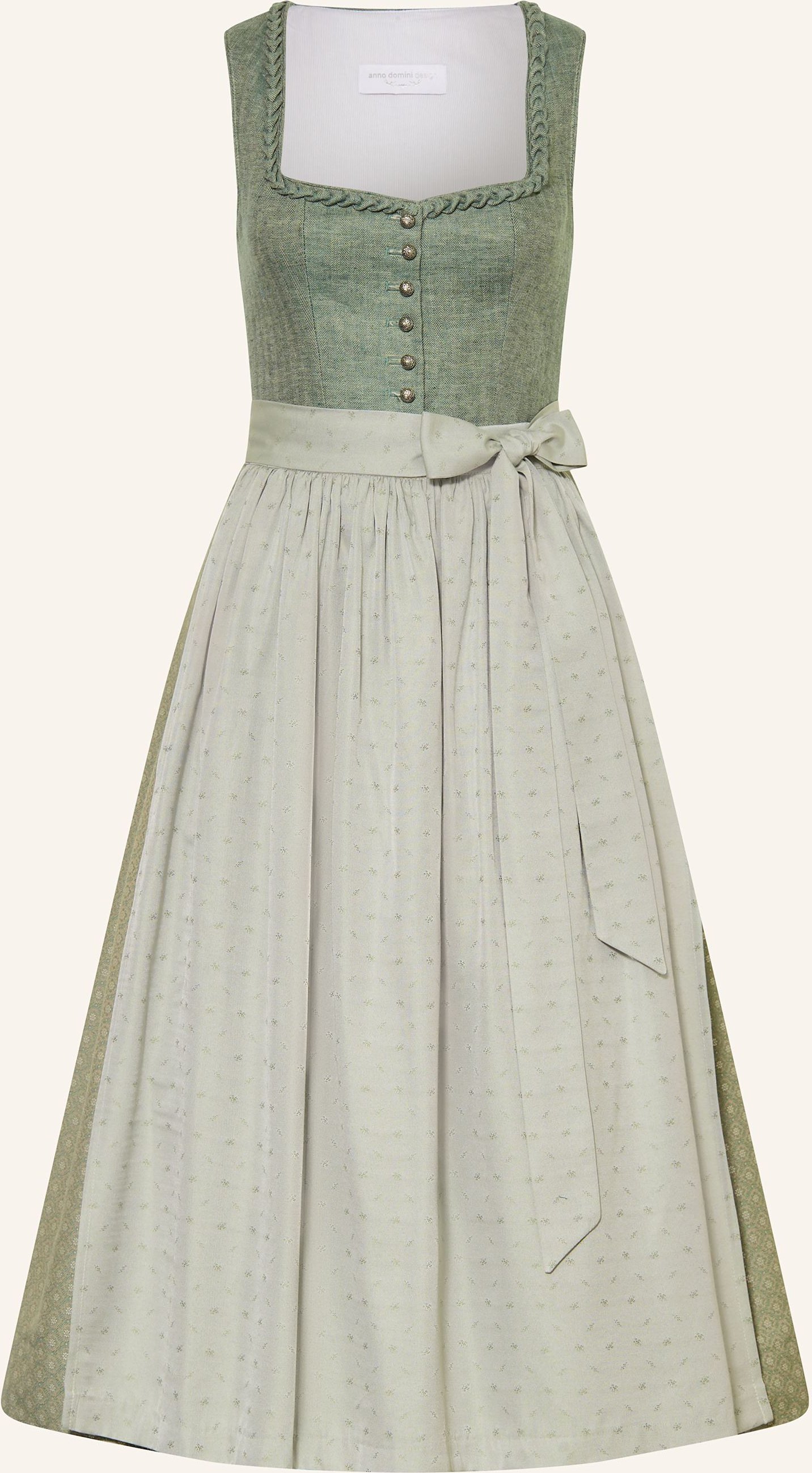 Anno Domini Leinendirndl Valerie gruen