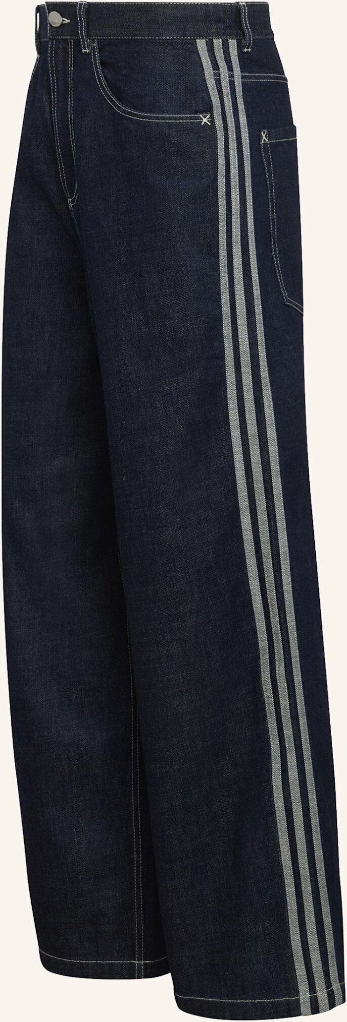 Adidas Originals 90s Alternative Sport Wide Leg Skater Jeans blau