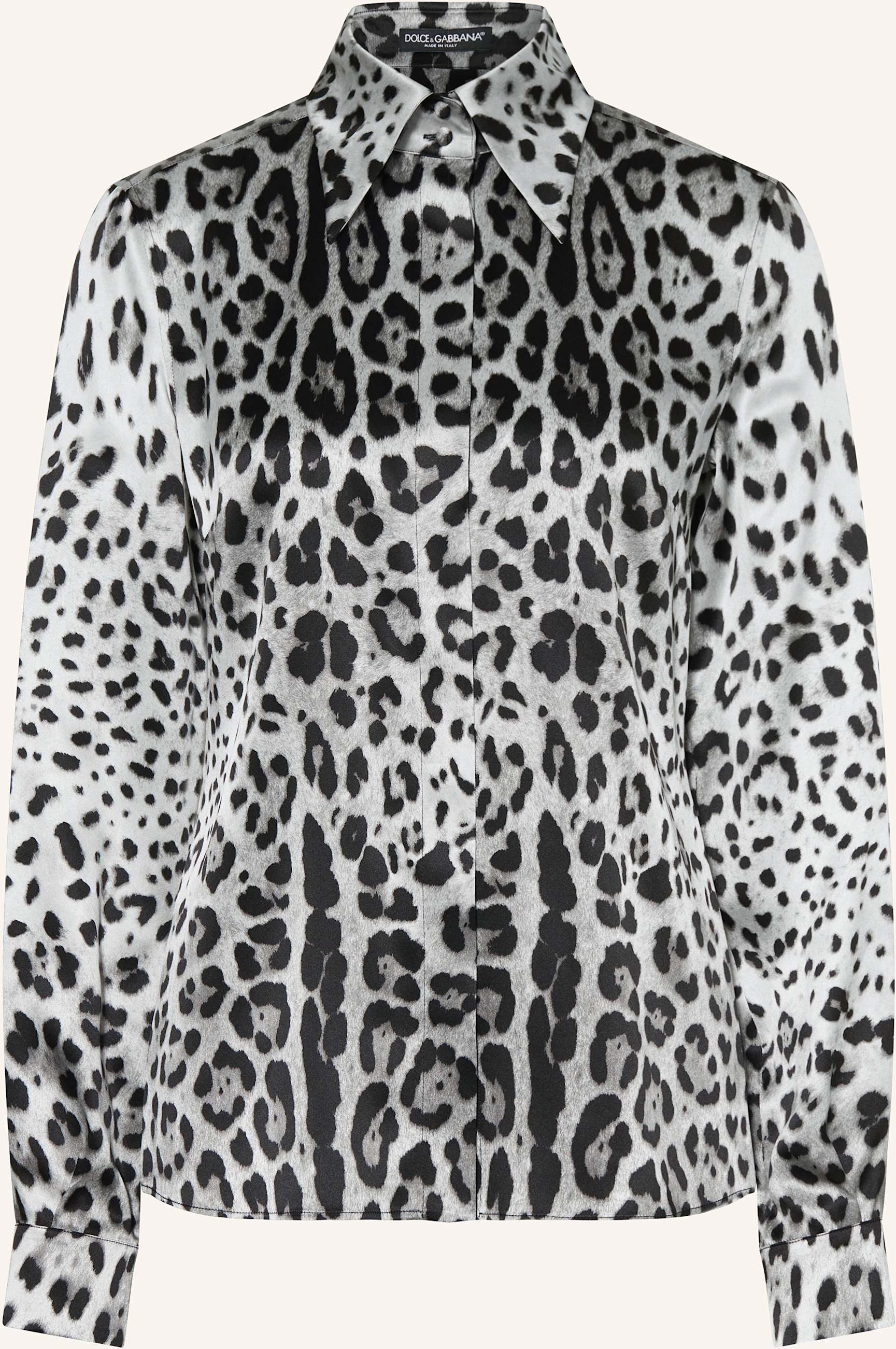 Dolce & Gabbana Hemdbluse Aus Seide grau