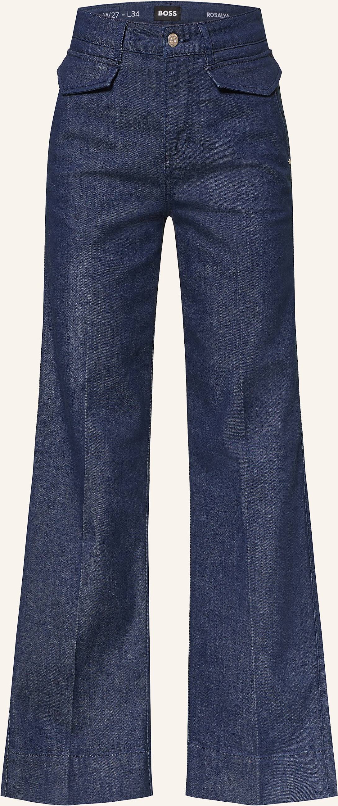Boss Wide Leg Jeans Rosalya blau