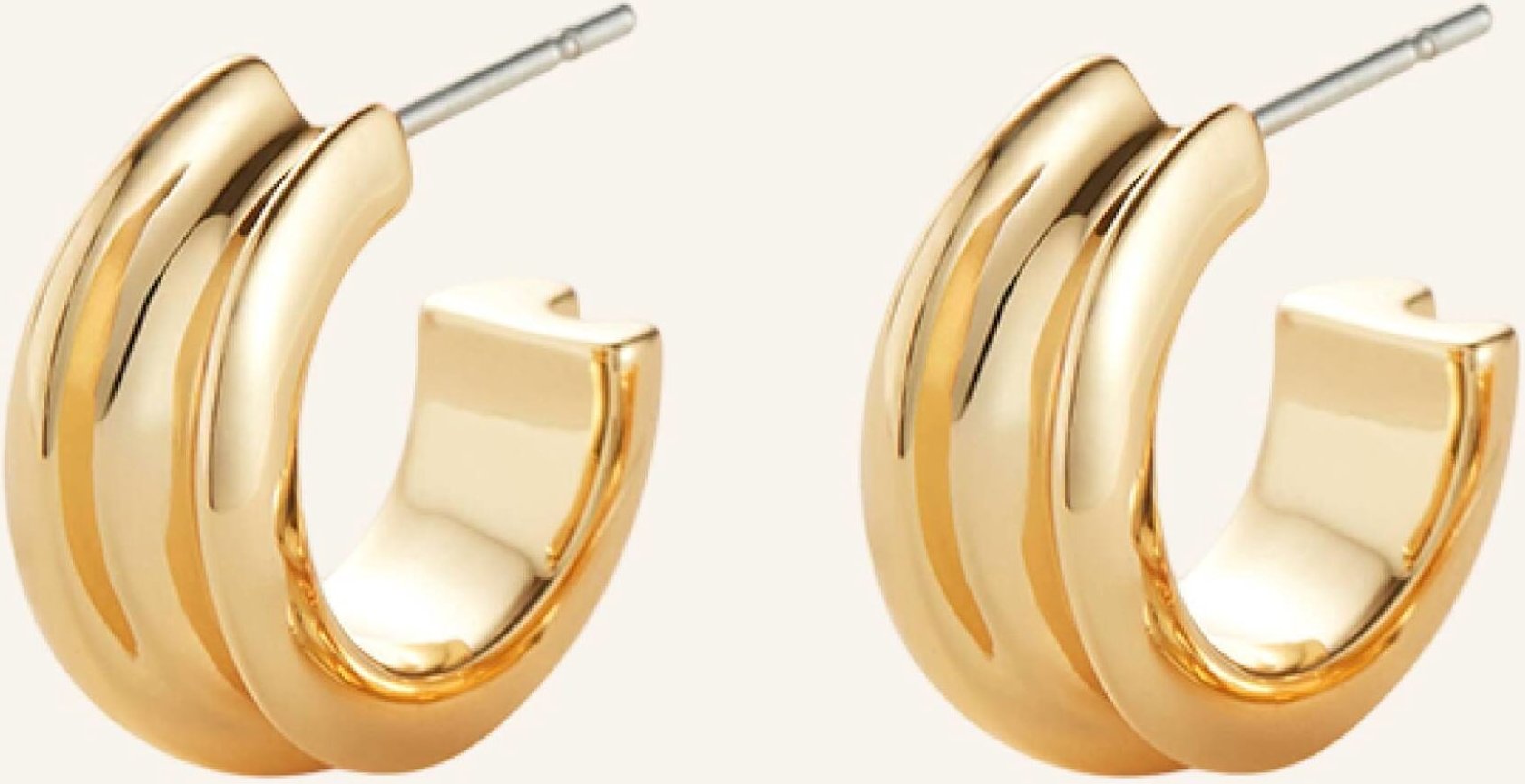 Jenny Bird Ohrringe Mini Lennon Hoops By Glambou gold