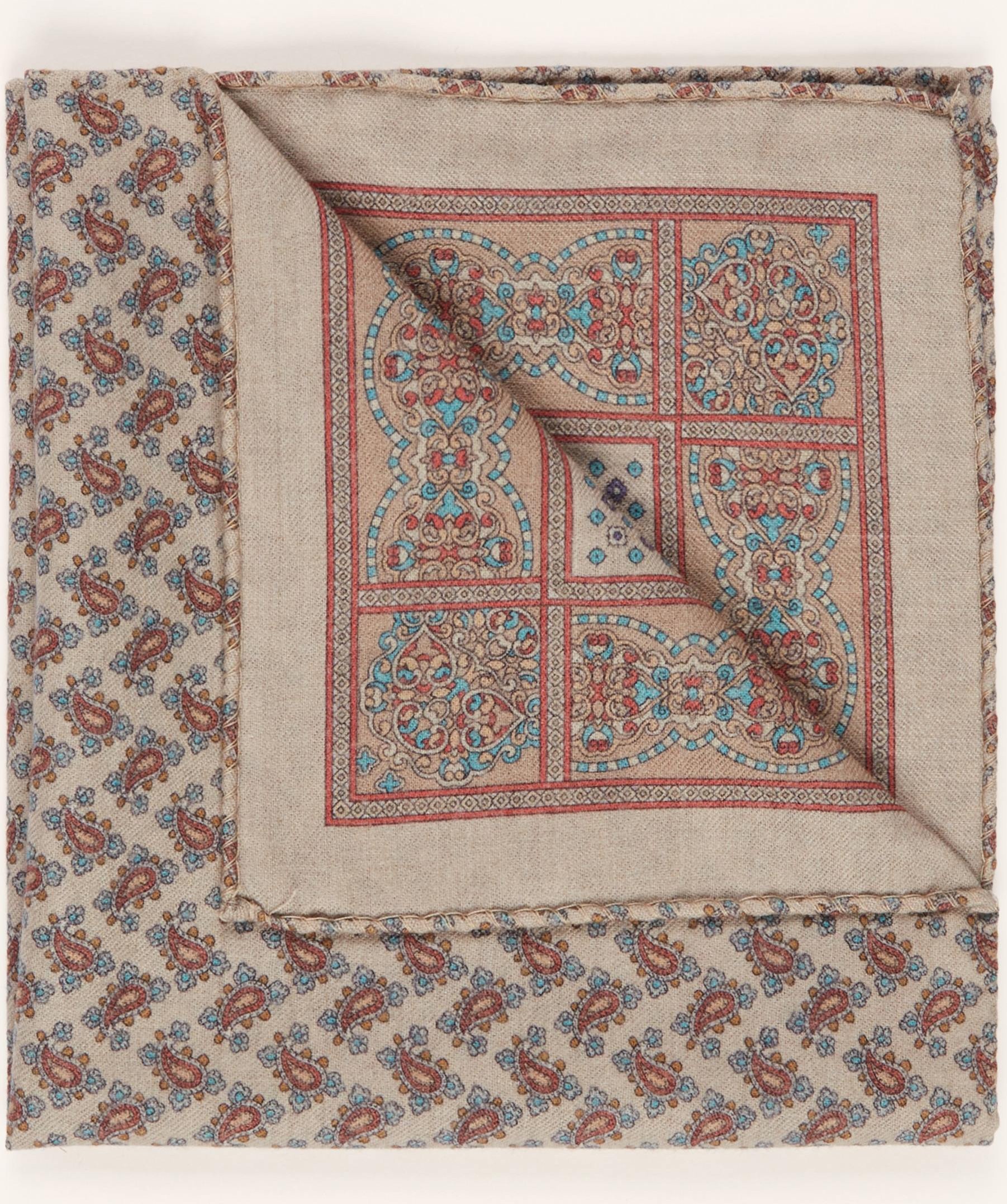 Eton Einstecktuch beige