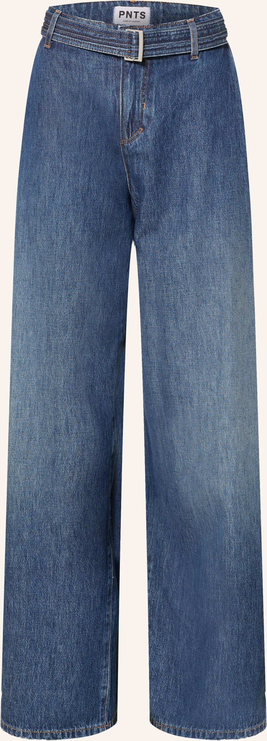 Pnts Wide Leg Jeans The Gent blau