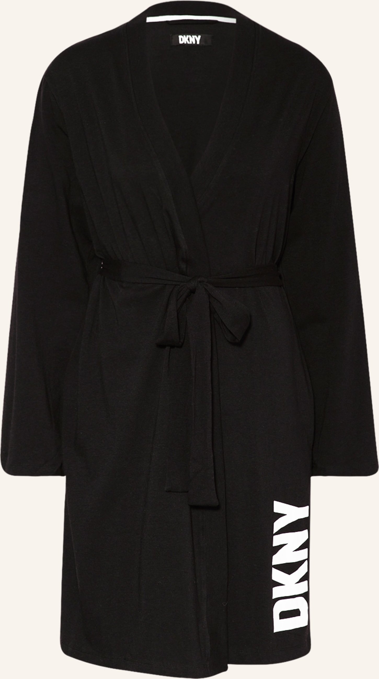 Dkny Damen-Morgenmantel Must Have Basics schwarz