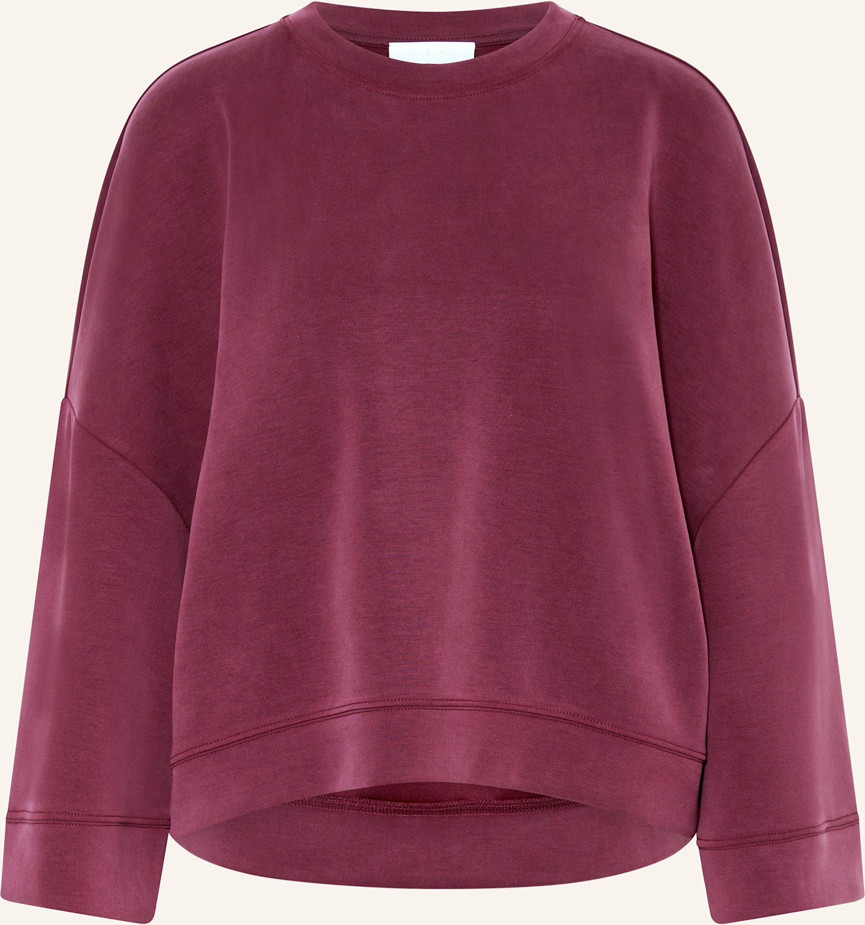 Rich & Royal Sweatshirt Mit 3/4-Arm rot