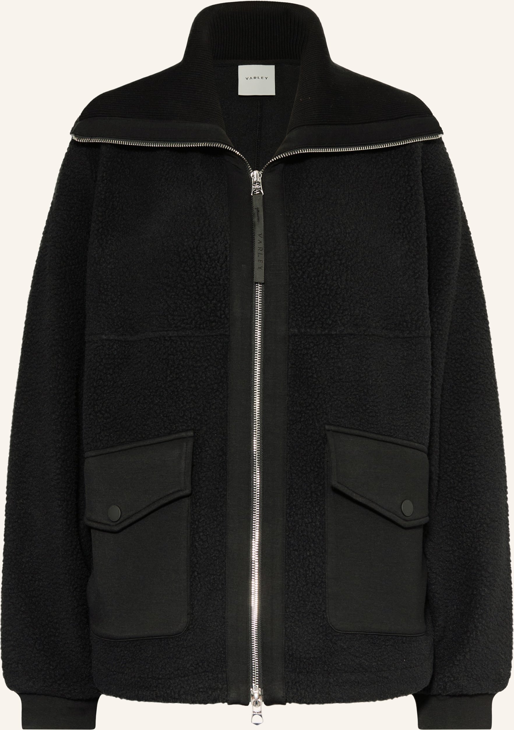 Varley Fleecejacke Eleanor schwarz