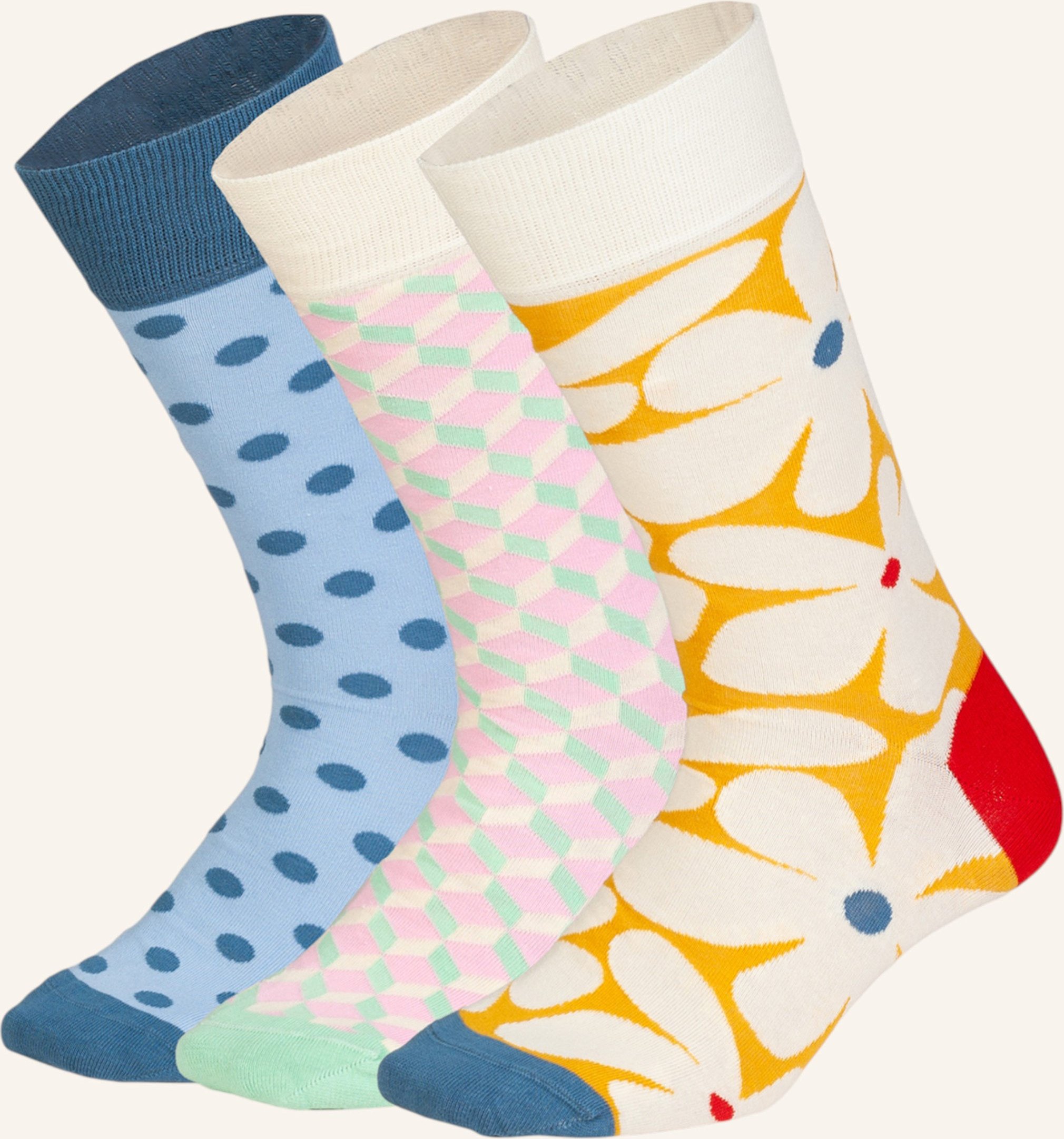 Dillysocks Socken Flower Mood blau