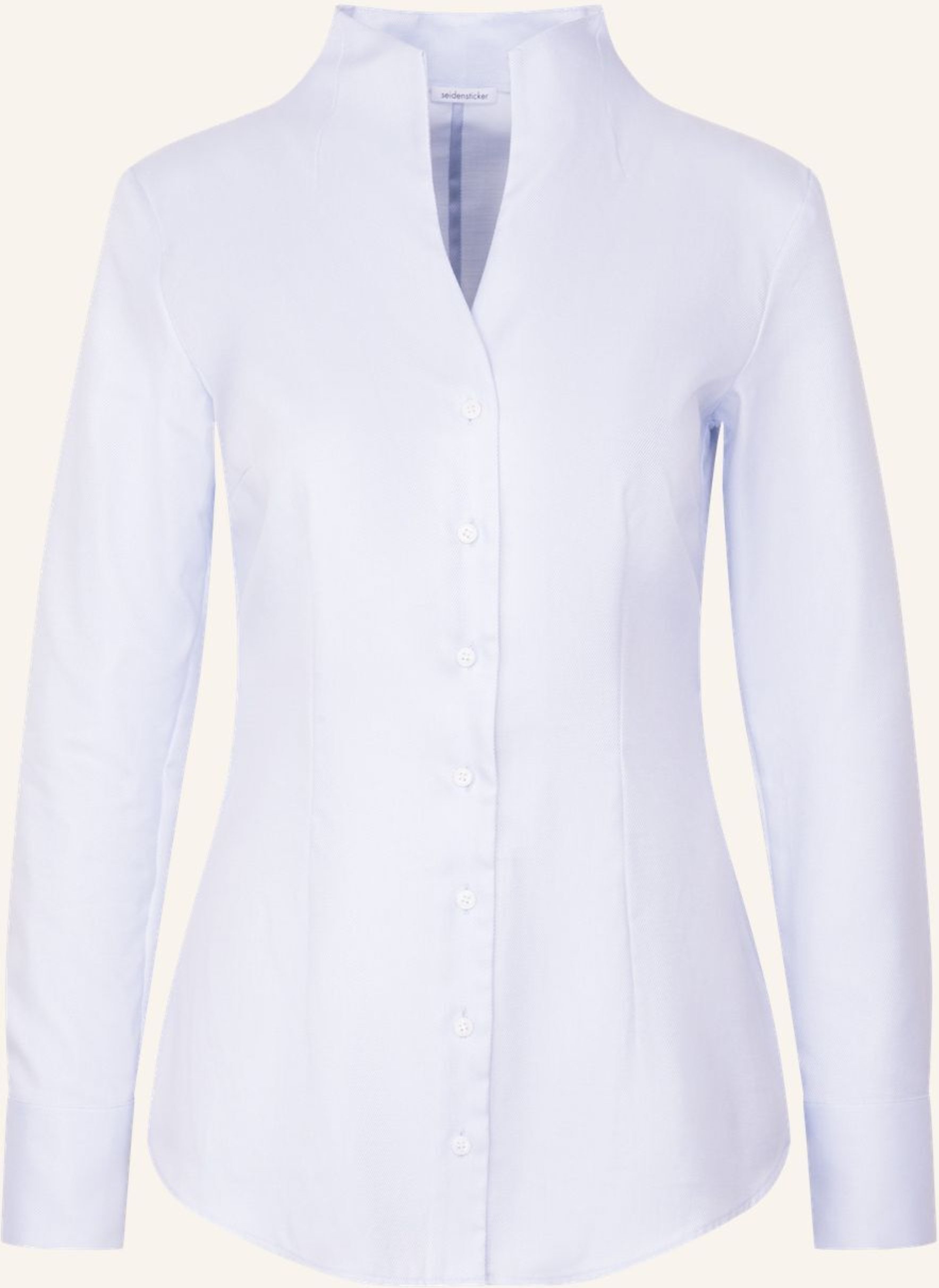 Seidensticker Kelchkragenbluse blau