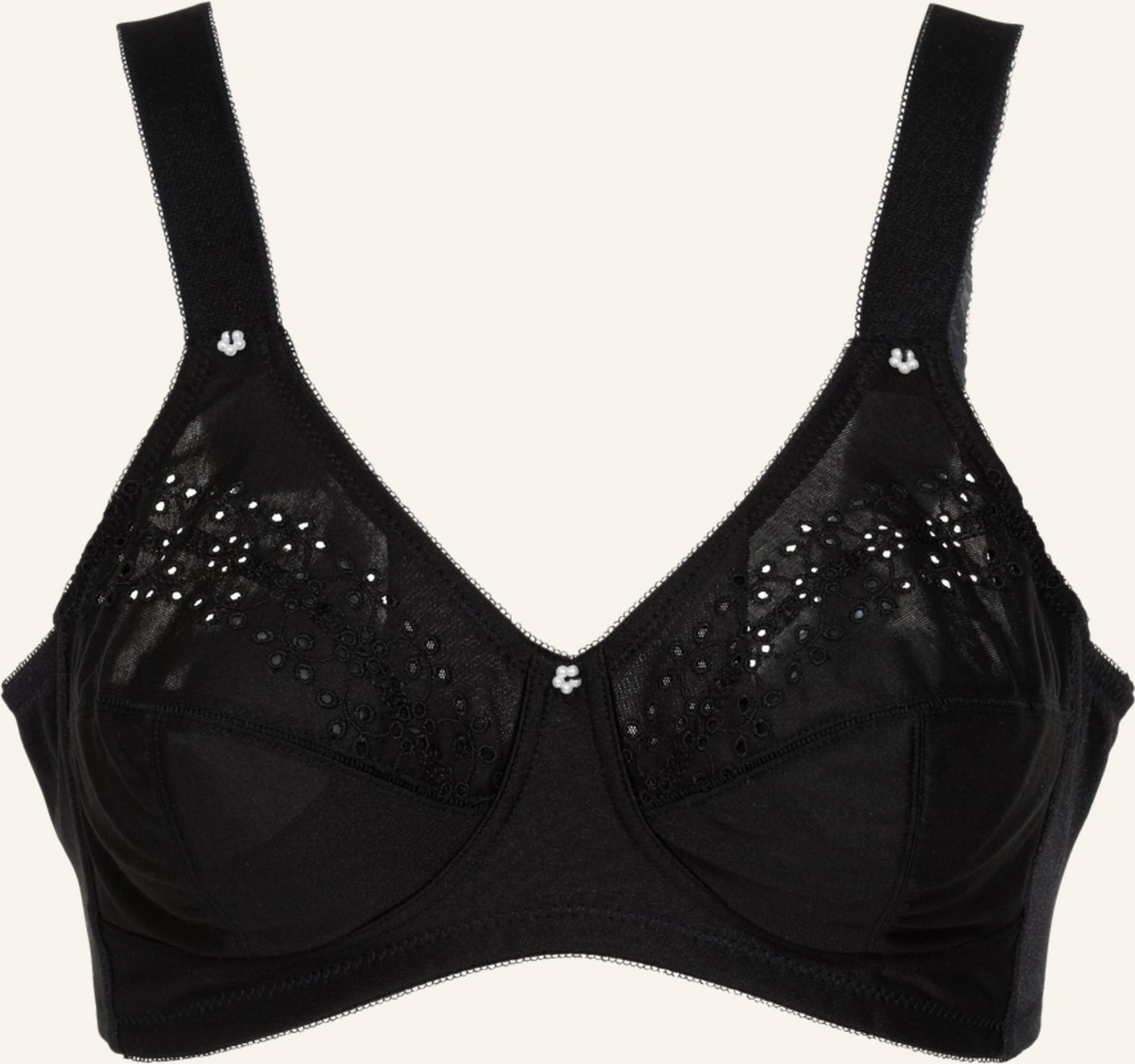 Lingadore Bh Ohne Bügel schwarz