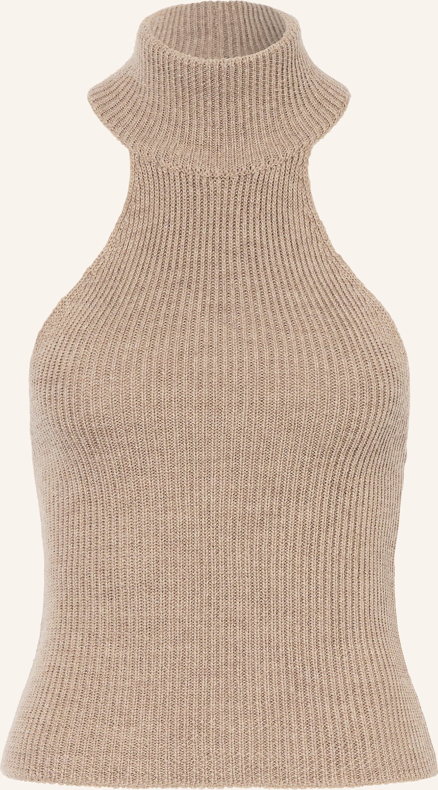 By Aylin Koenig Stricktop Mae Aus Merinowolle beige