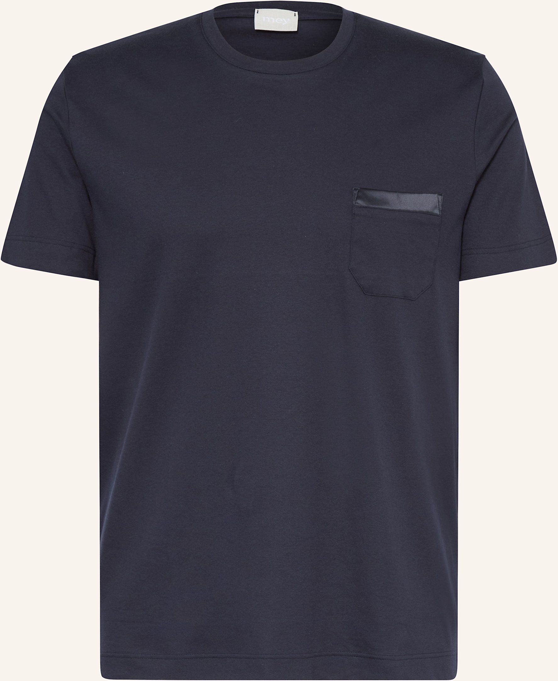 Thumbnail - Mey Lounge-Shirt Serie Aarhus blau
