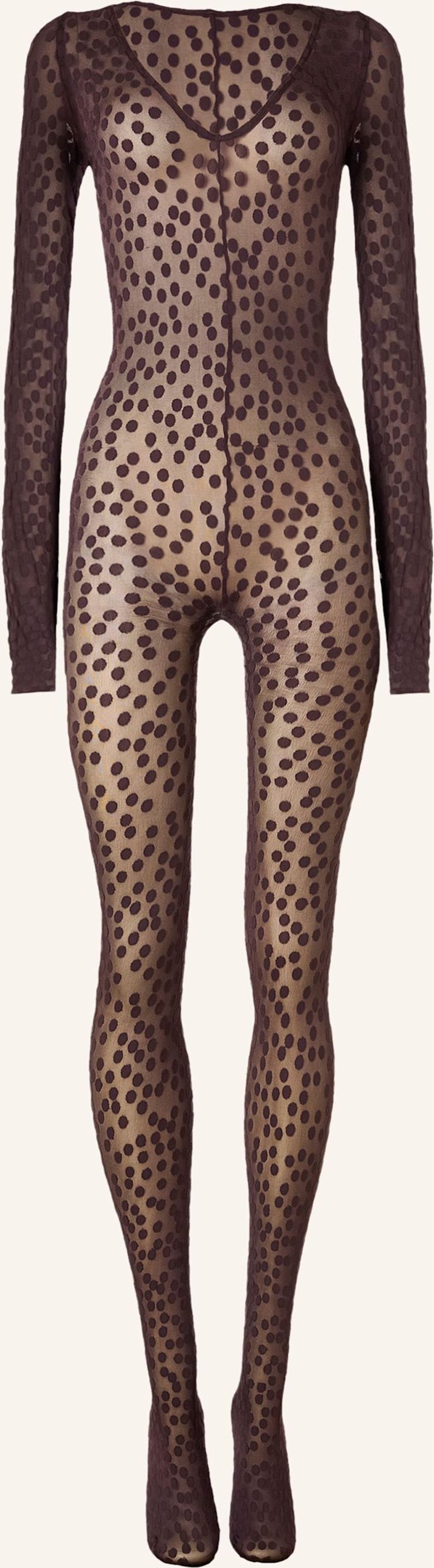 Wolford Wolford Jumpsuit Sweet Dots Catsuit lila