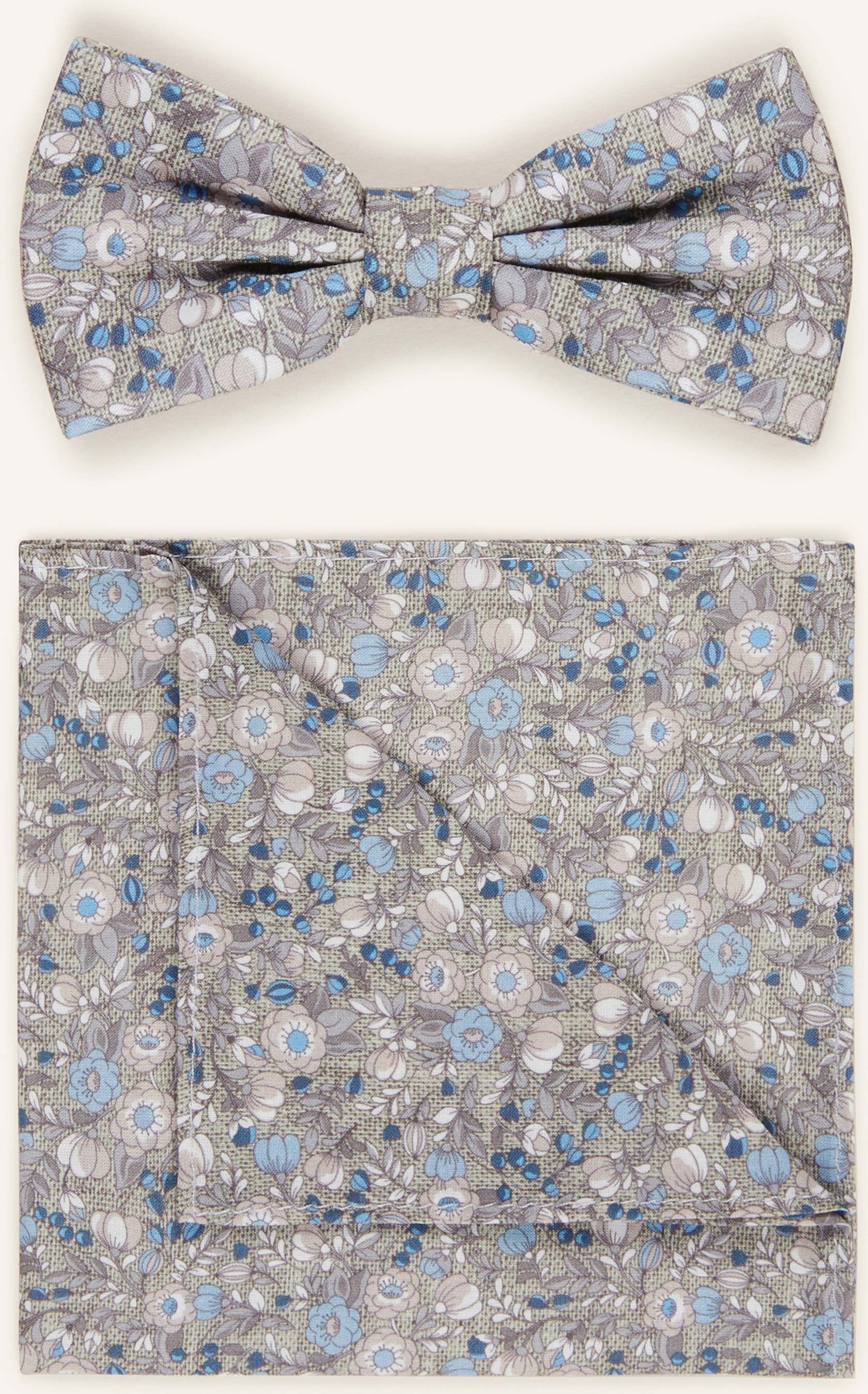 Paul Set: Fliege Und Einstecktuch gruen