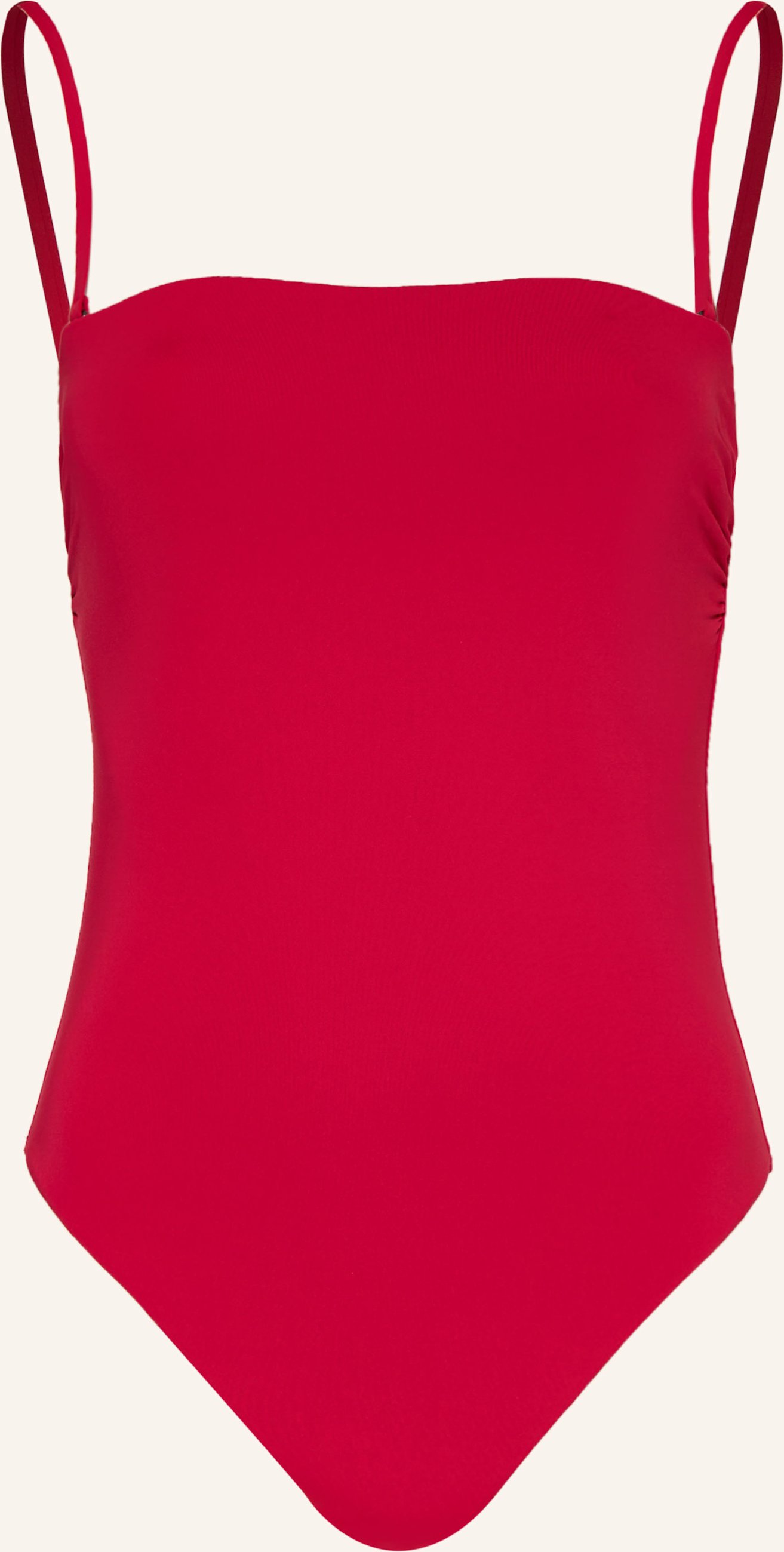 Thumbnail - Calvin Klein Bandeau-Badeanzug rot