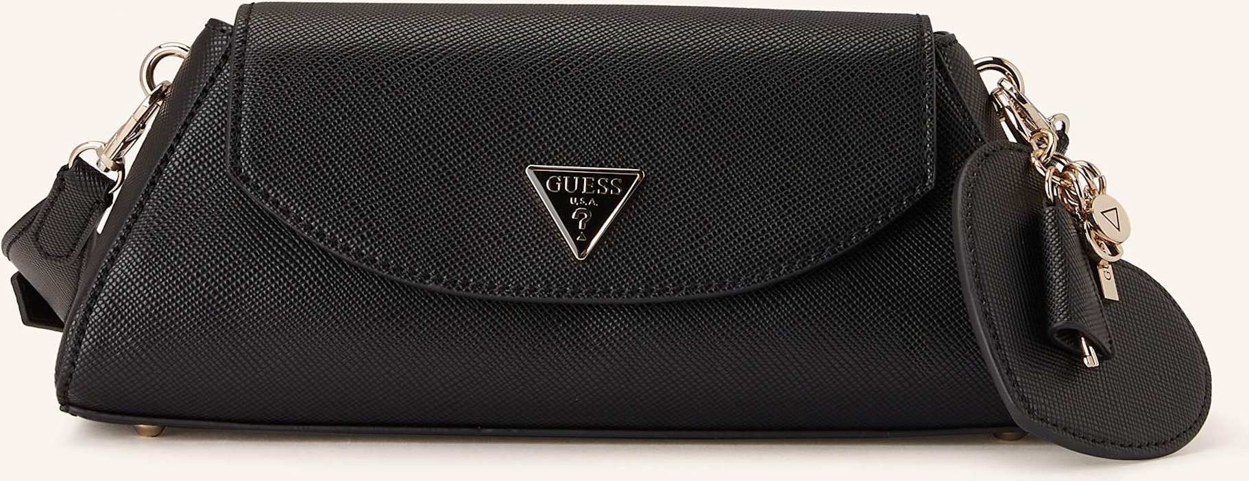 Guess Schultertasche Bolena schwarz