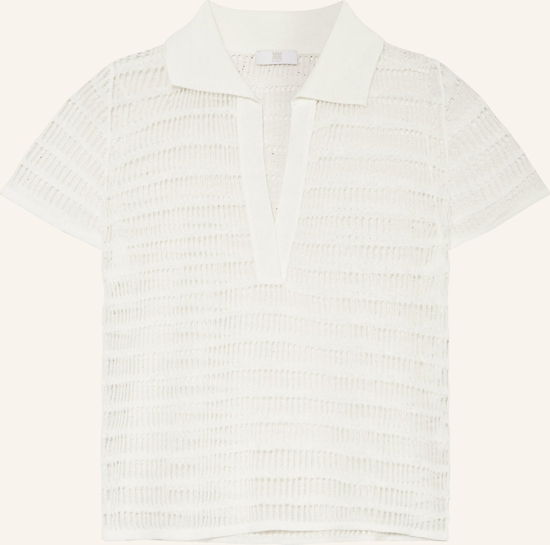 Riani Strick-Poloshirt weiss