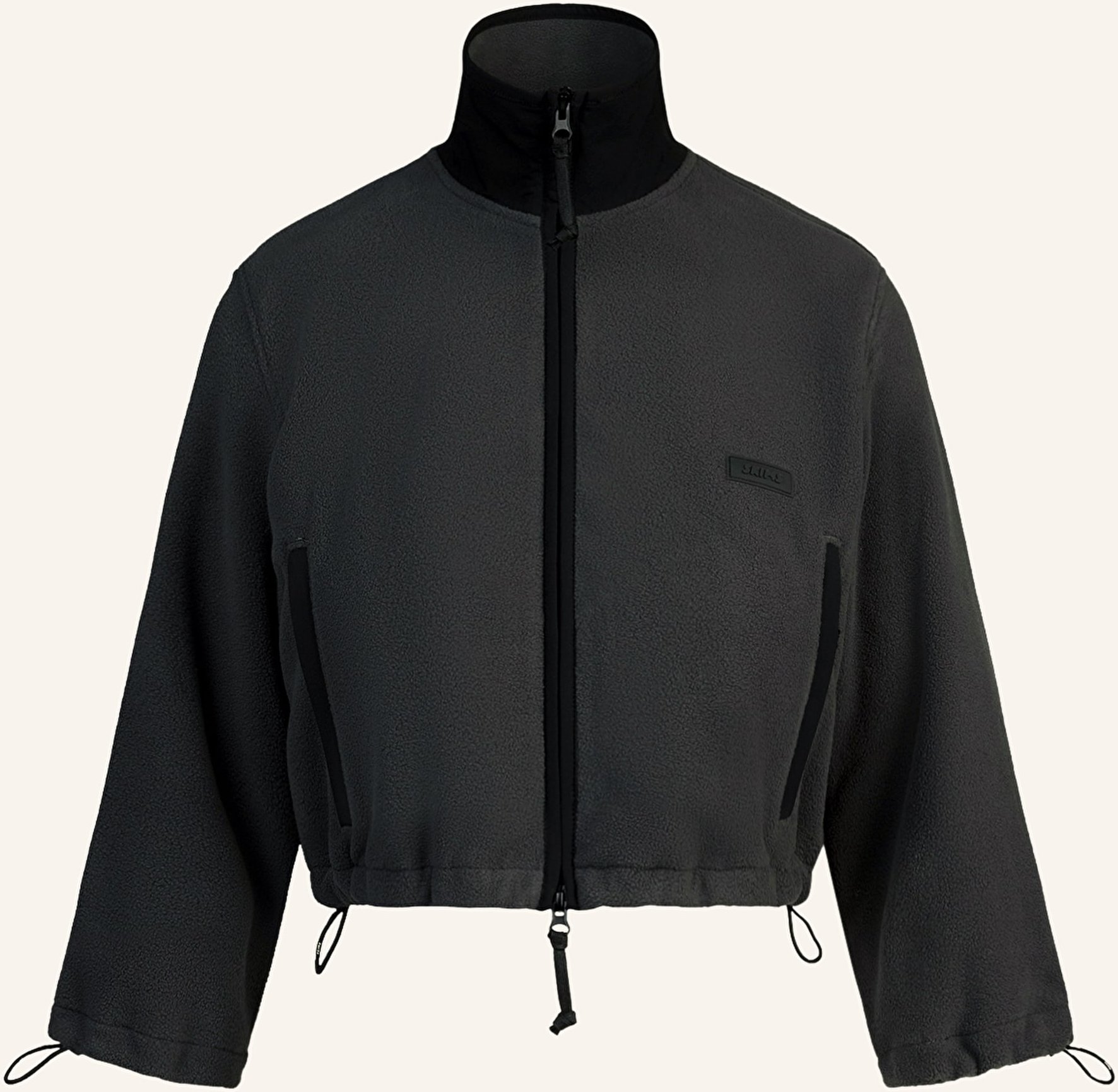 Skims Lounge-Fleecejacke Teddy grau