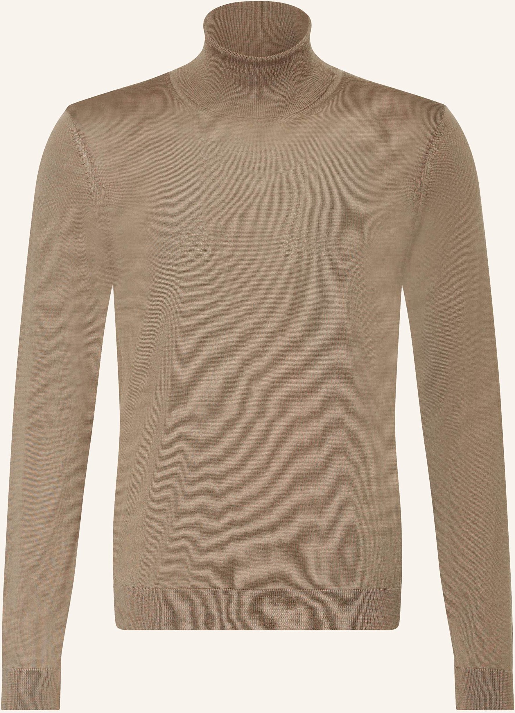 Boss Rollkragenpullover Musso grau