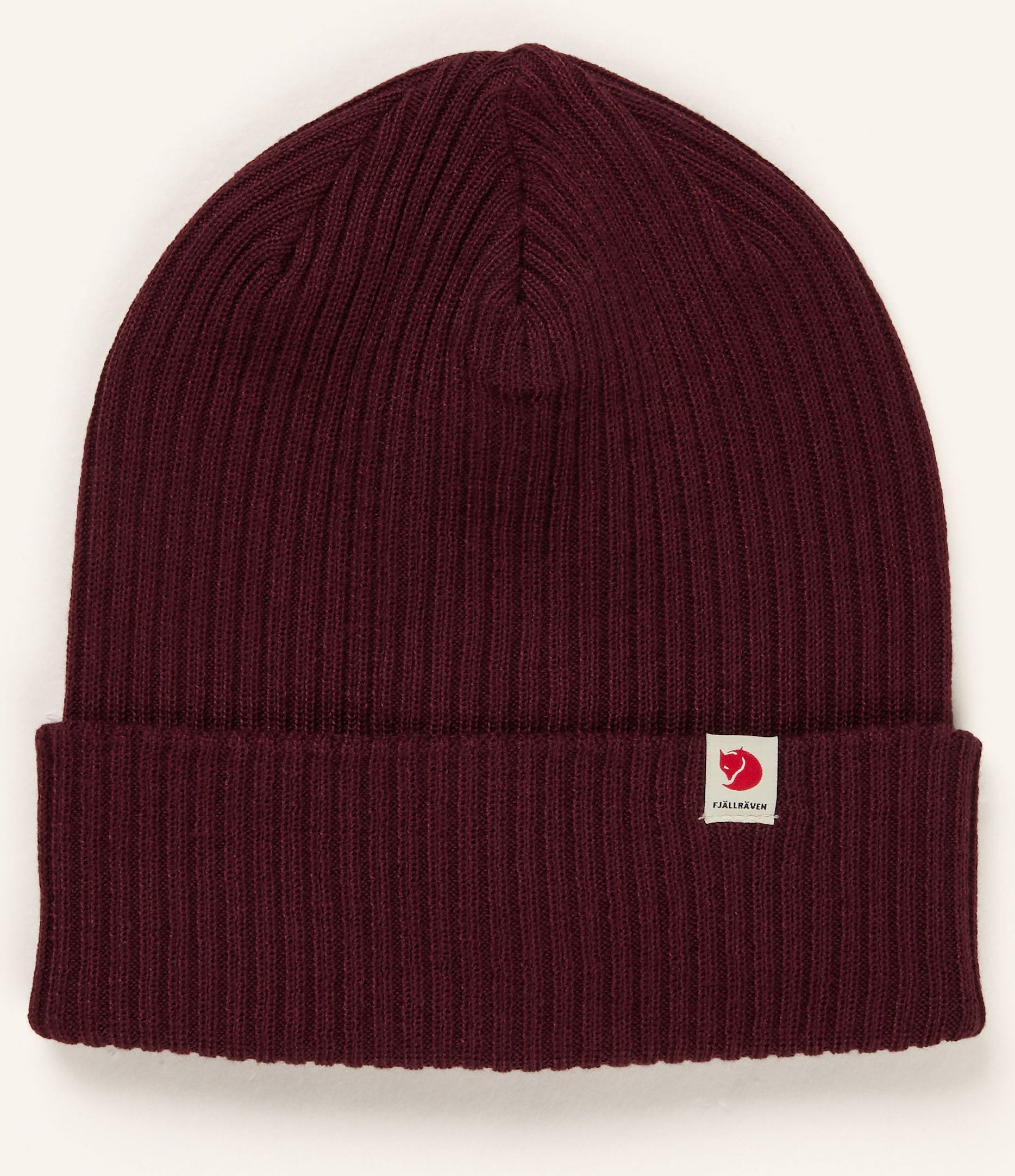 Fjällräven Mütze Rib rot