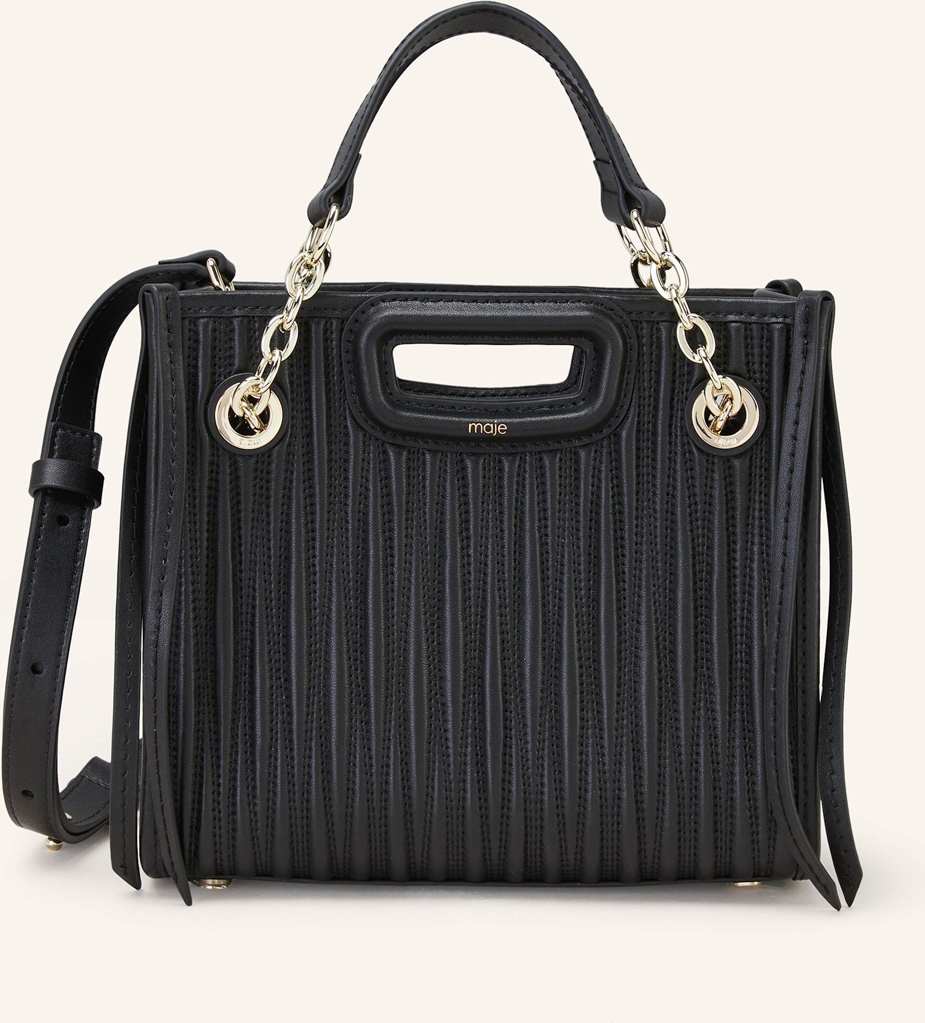 Maje Handtasche schwarz